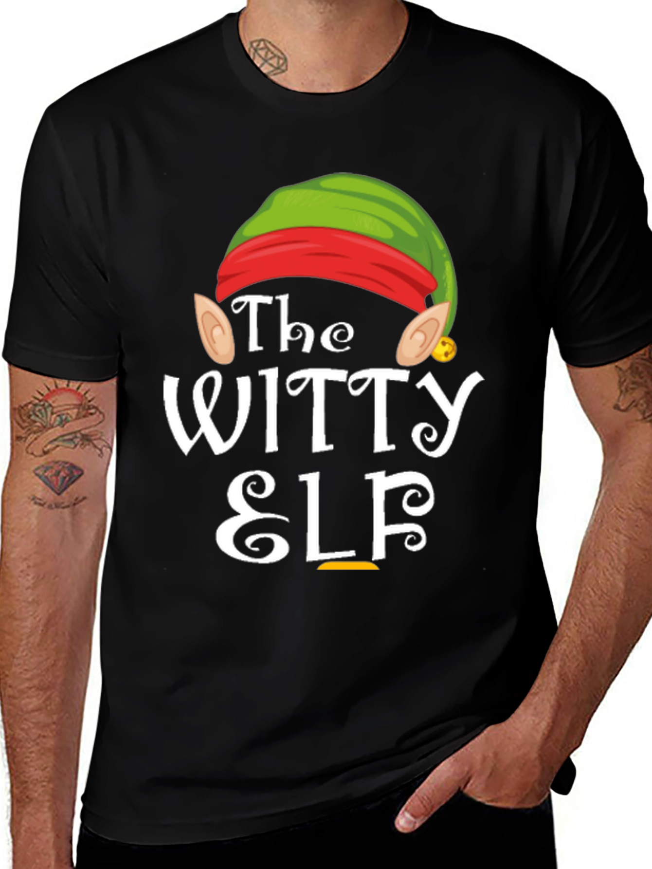 Variant 17 of The Witty Elf T-Shirt - Holiday Fun