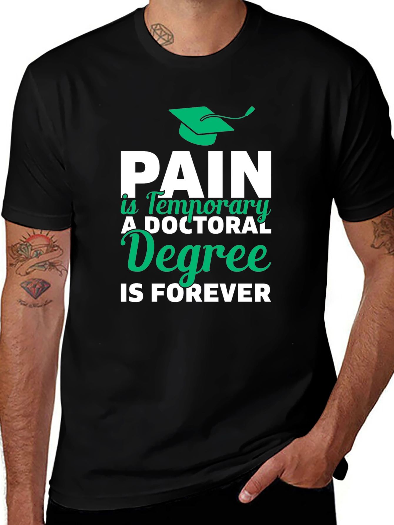 Variant 28 of Doctoral Degree Forever T-Shirt - Graduation Gift
