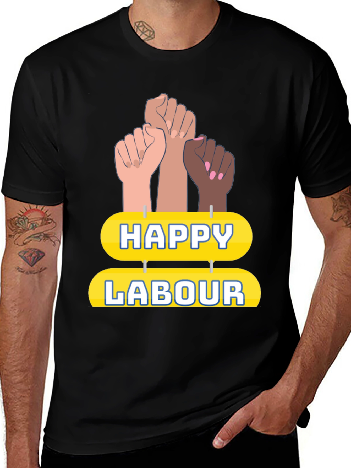 Happy Labour Day T-Shirt - Unity and Strength