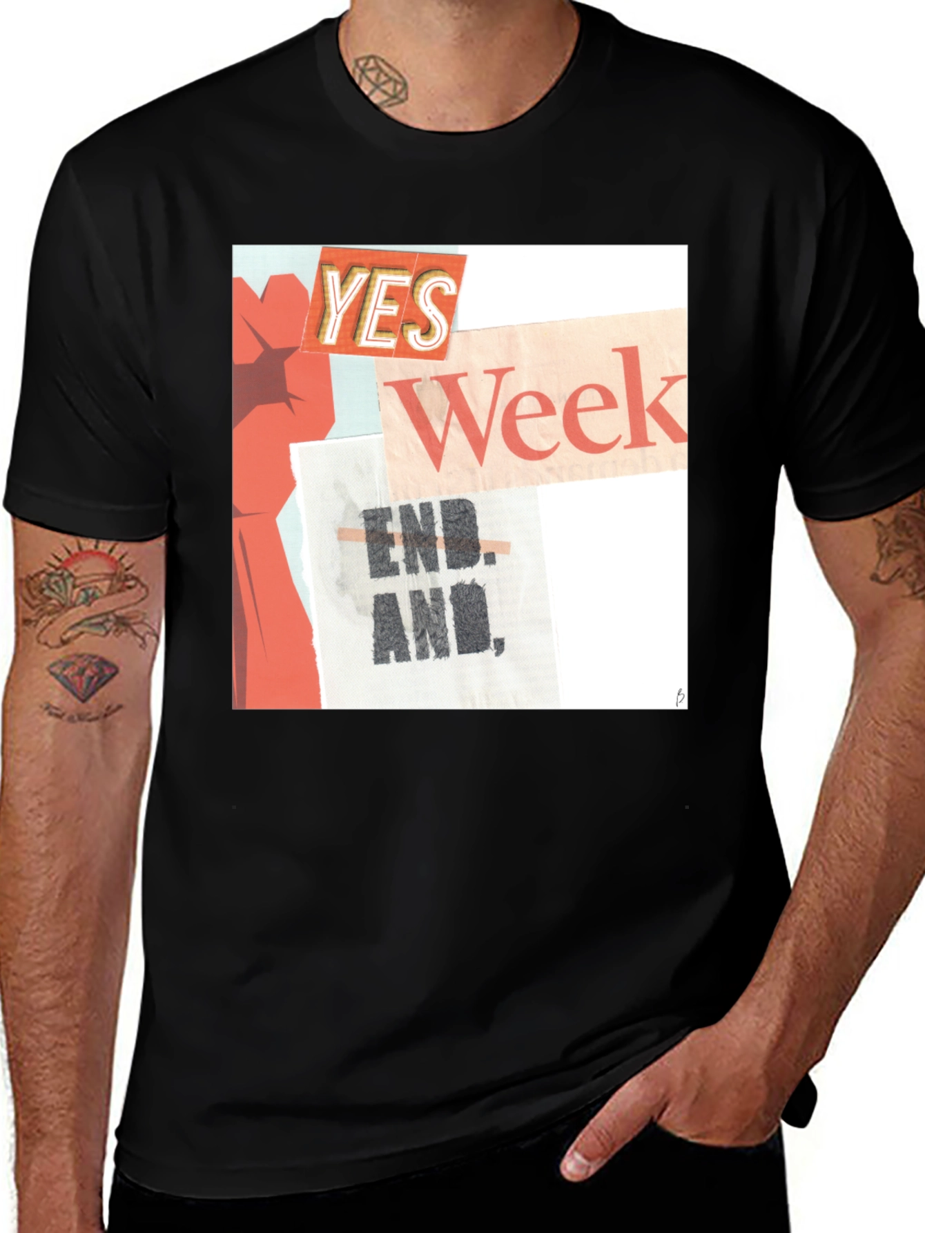 Variant 3 of YES Week Graphic Tee - Bold Statement Shirt