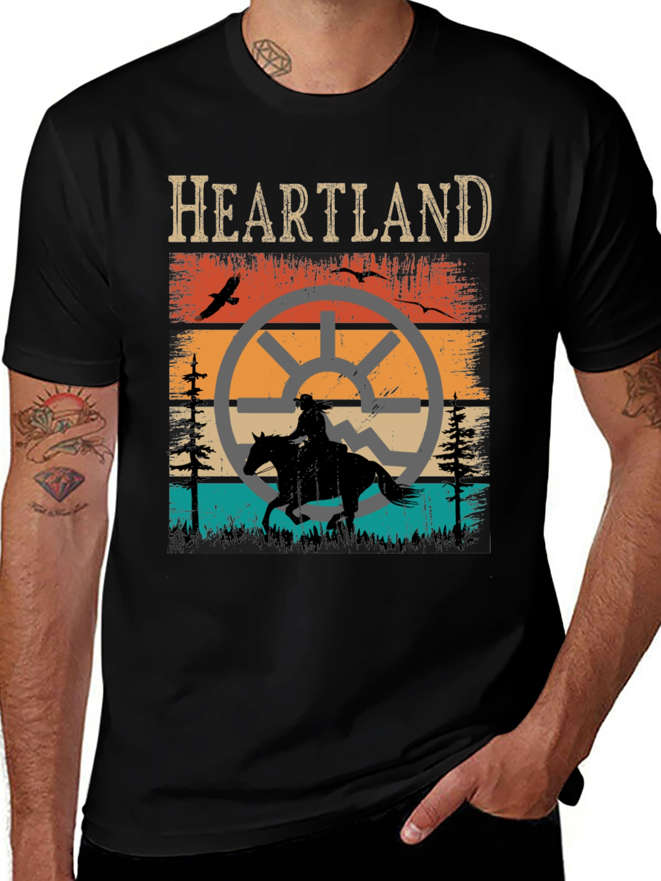 Variant 2 of Heartland Rider Graphic Tee