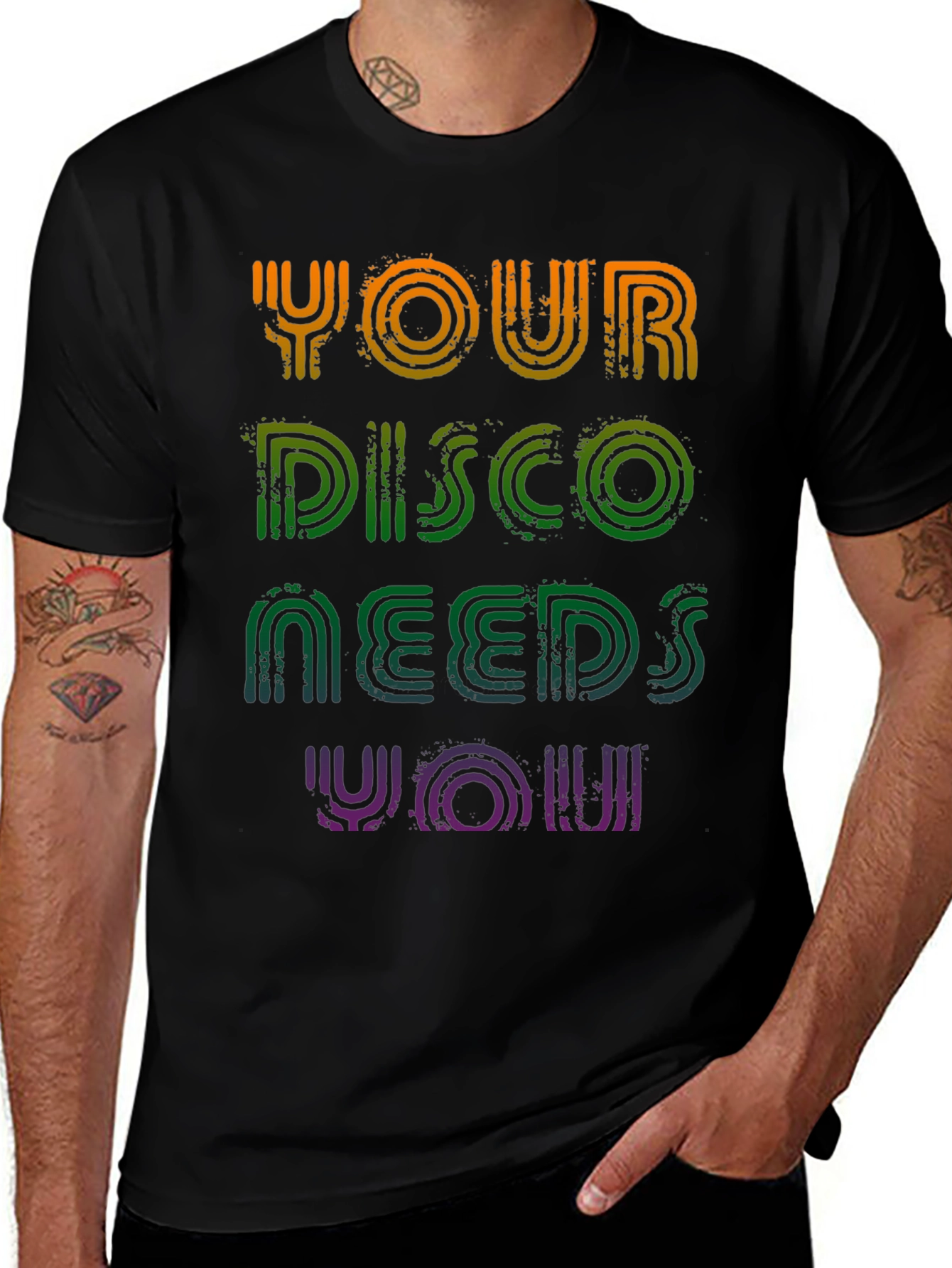 Variant 3 of Your Disco Needs You T-Shirt - Retro Party Tee