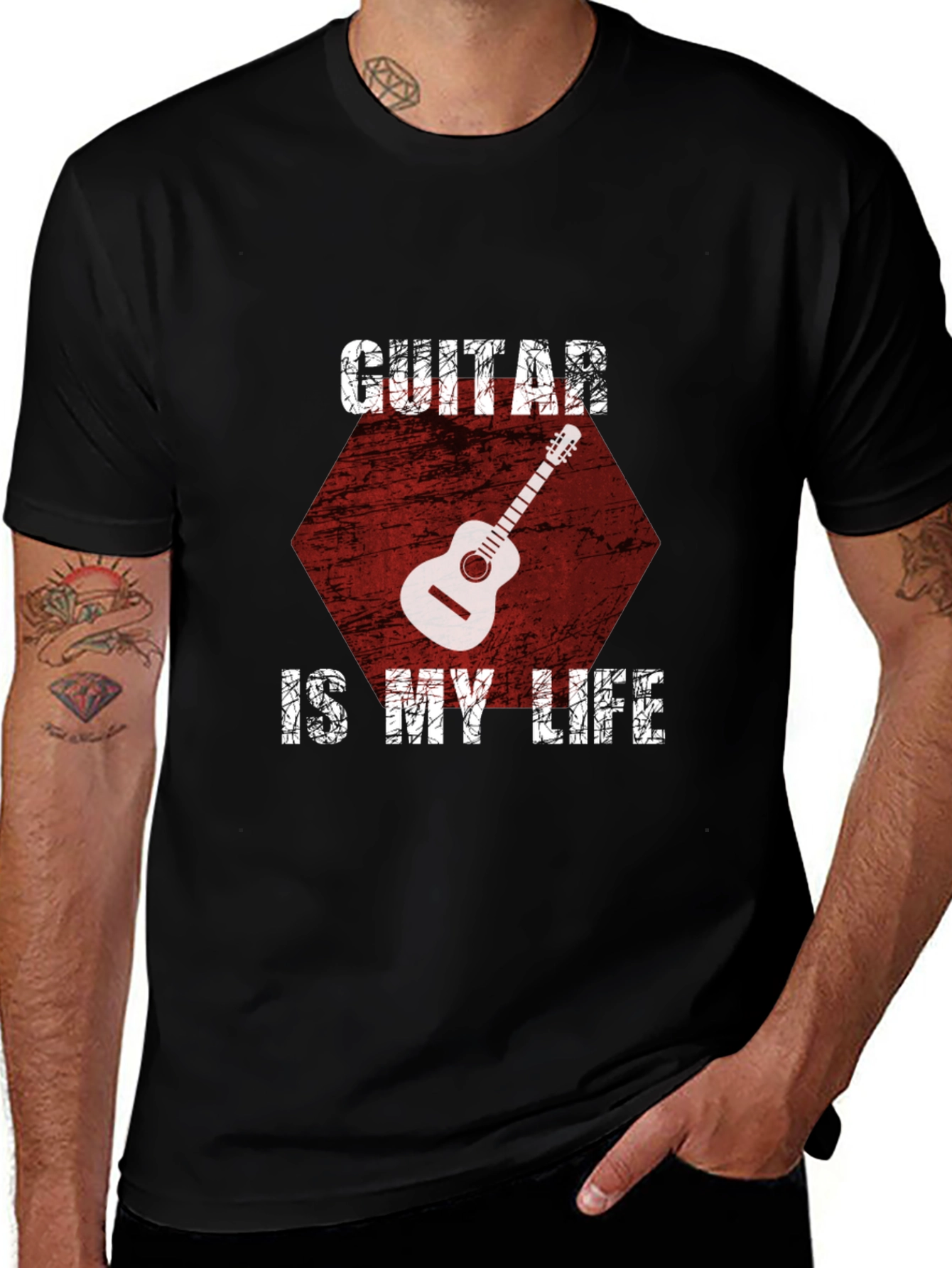 Variant 5 of Guitar Is My Life Graphic T-Shirt
