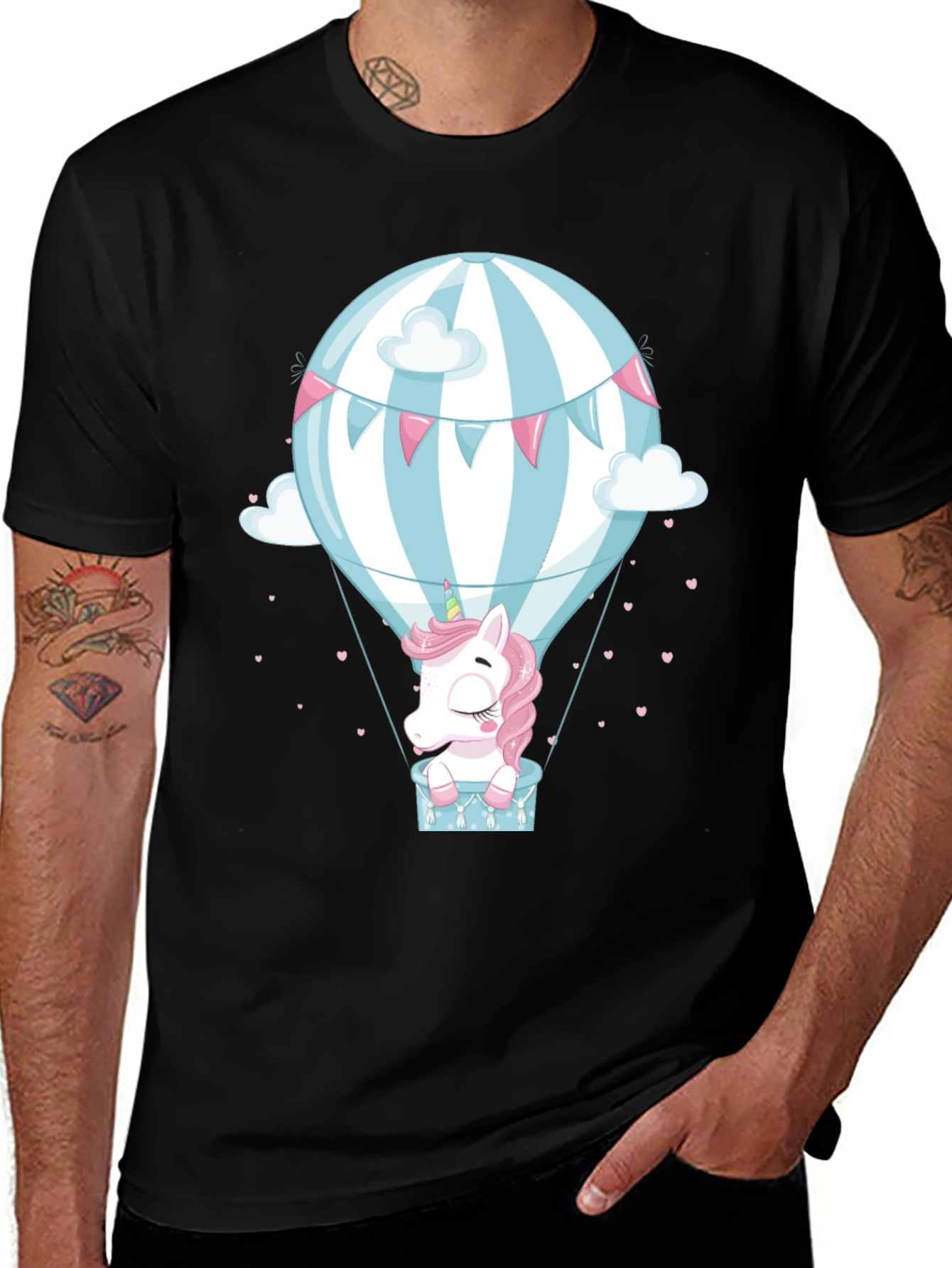 Variant 20 of Unicorn Balloon Graphic Tee