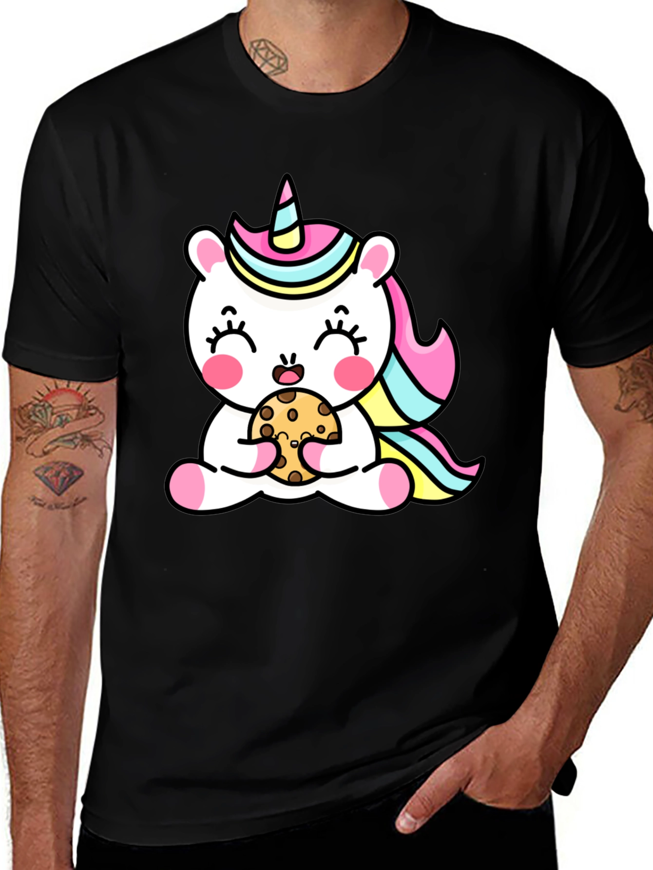 Variant 16 of Unicorn Cookie T-Shirt - Kawaii Style