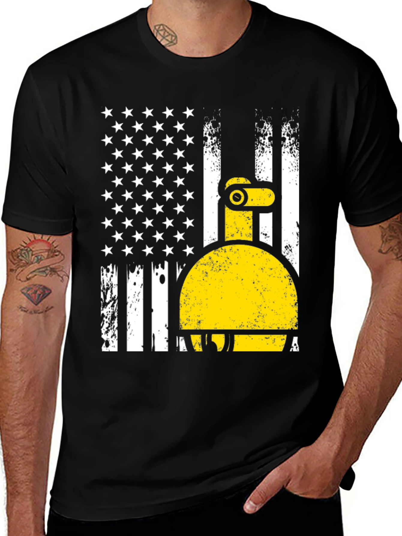 Vintage USA Welder T-Shirt - Patriotic Welding Tee