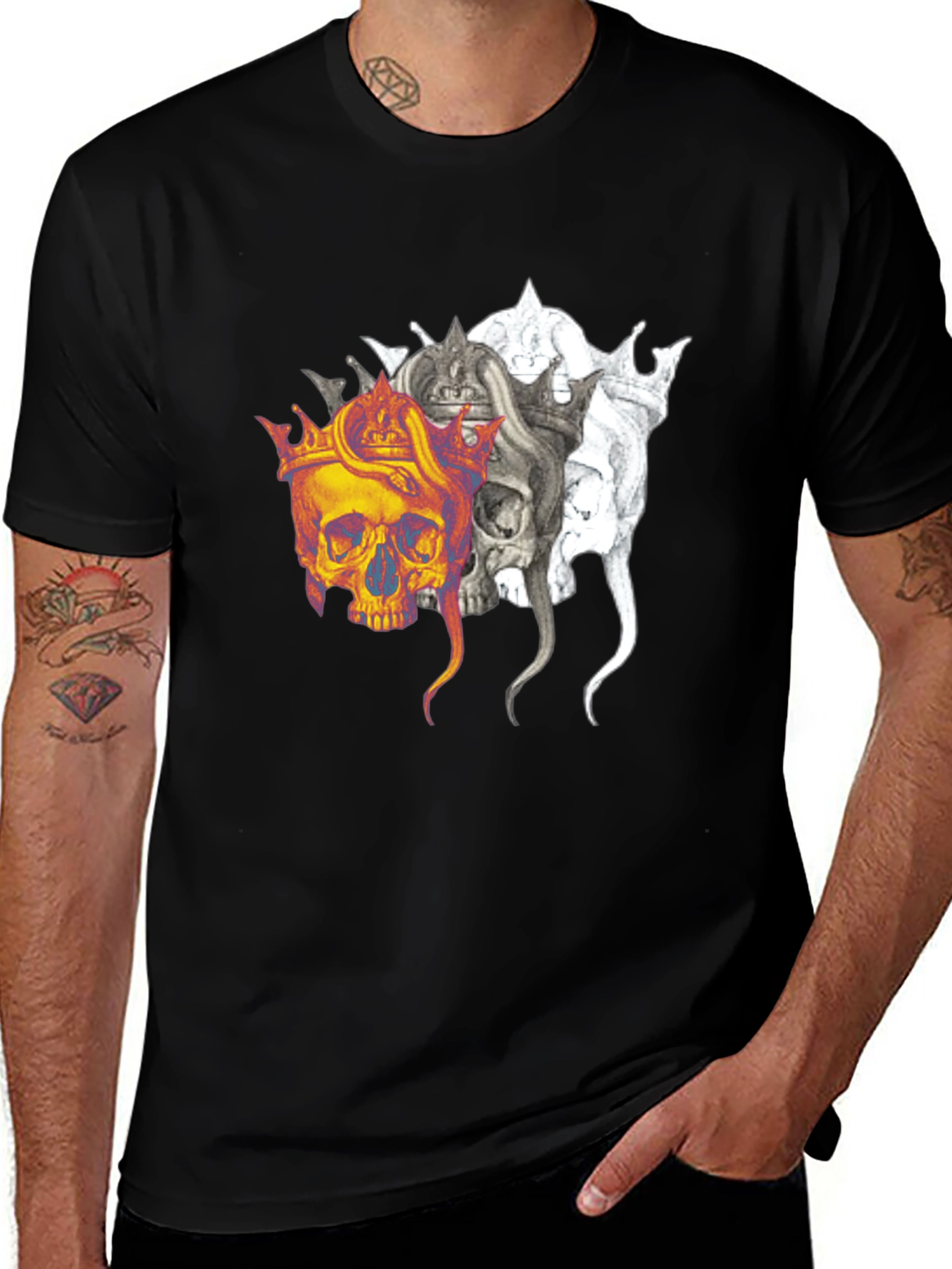 Variant 8 of Skull King Men's T-Shirt - Graphic Tee
