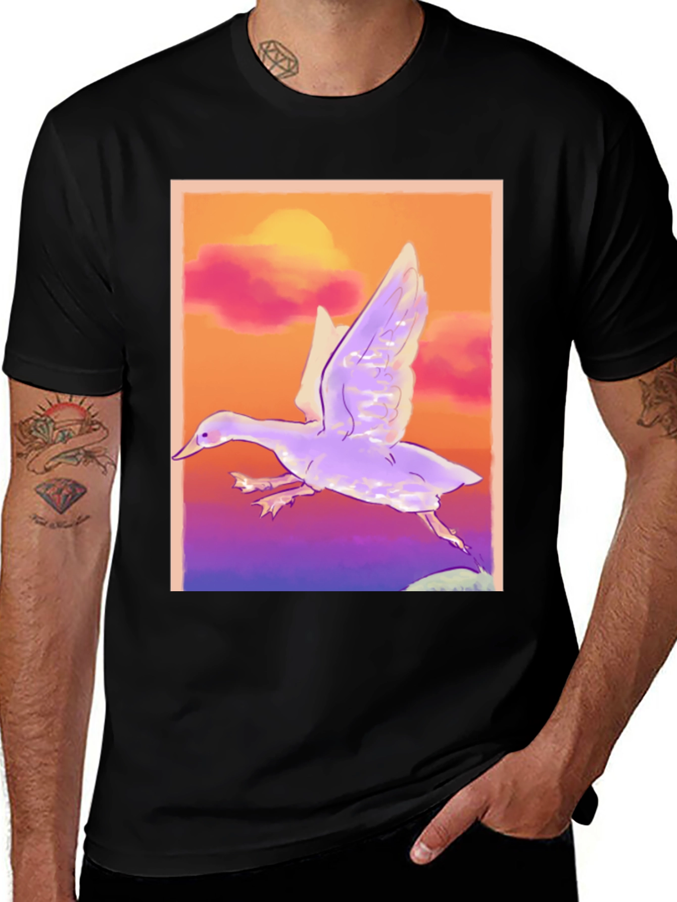 Variant 30 of Flying Duck Graphic T-Shirt