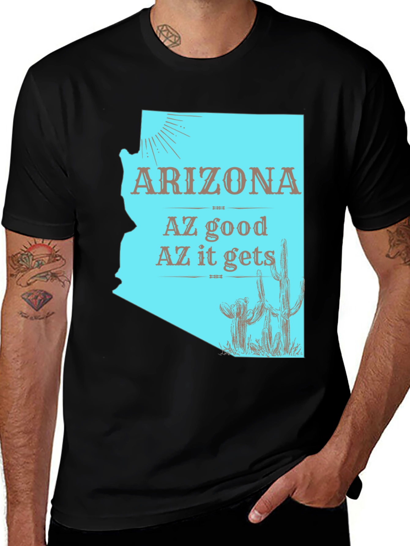 Arizona State Pride T-Shirt - AZ Good AZ It Gets Graphic Tee