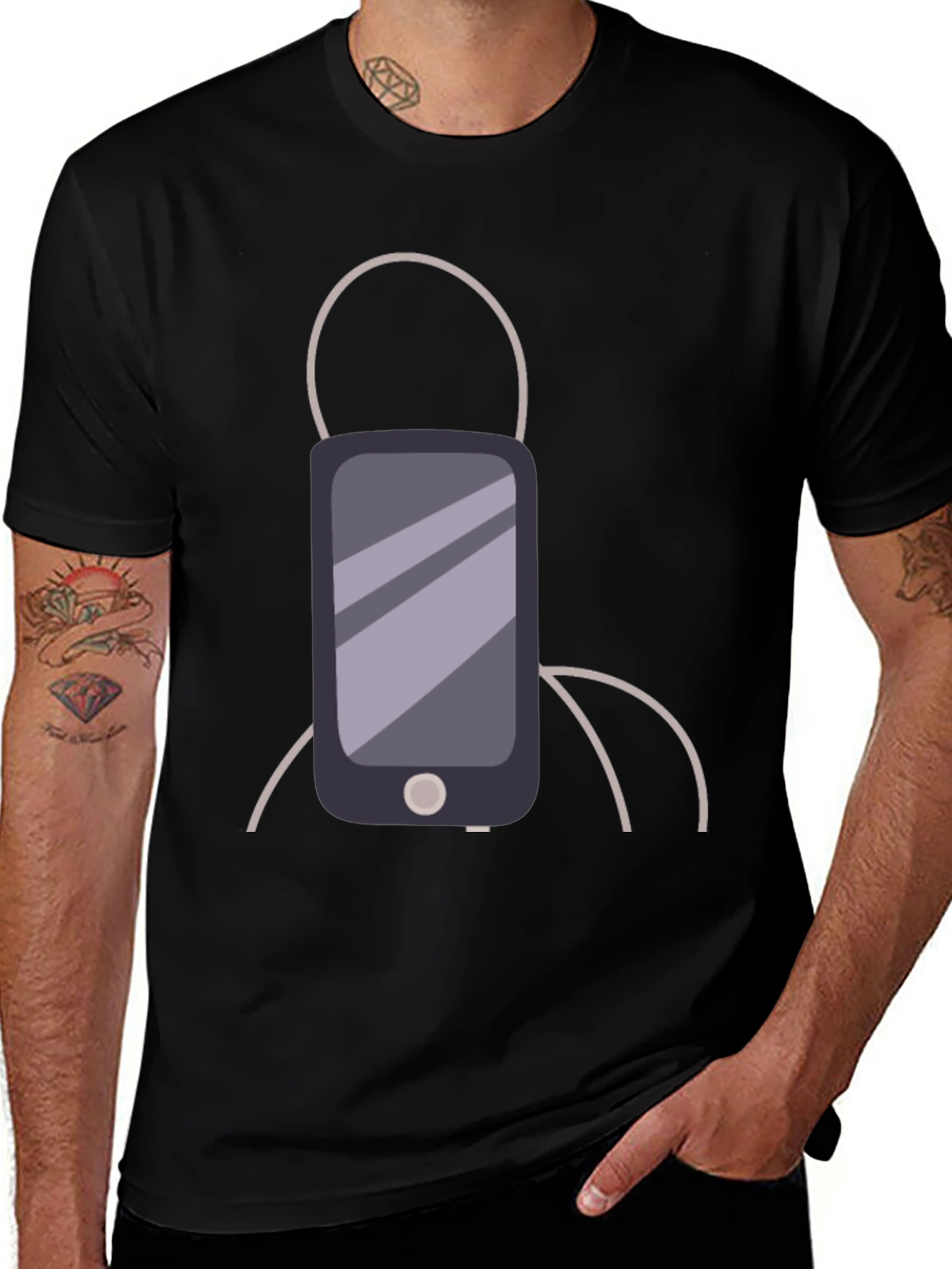 Variant 9 of Smartphone T-Shirt - Tech Style, Cool Design