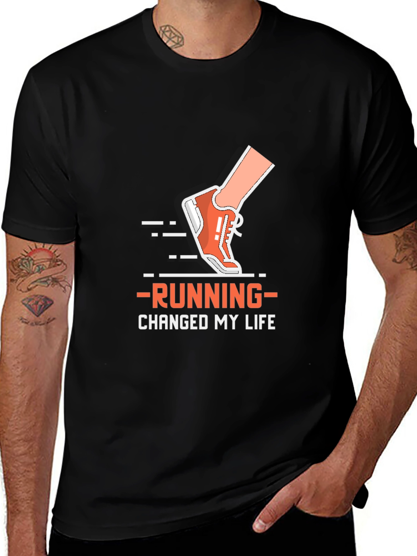 Variant 12 of Running Changed My Life T-Shirt