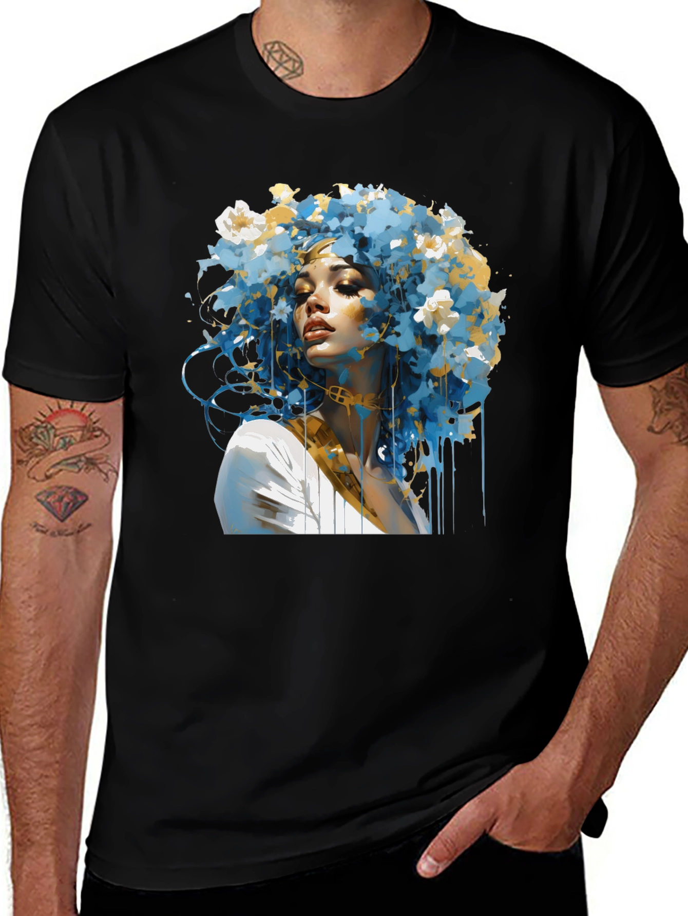 Variant 24 of Floral Queen Graphic T-Shirt - Stylish & Unique Design