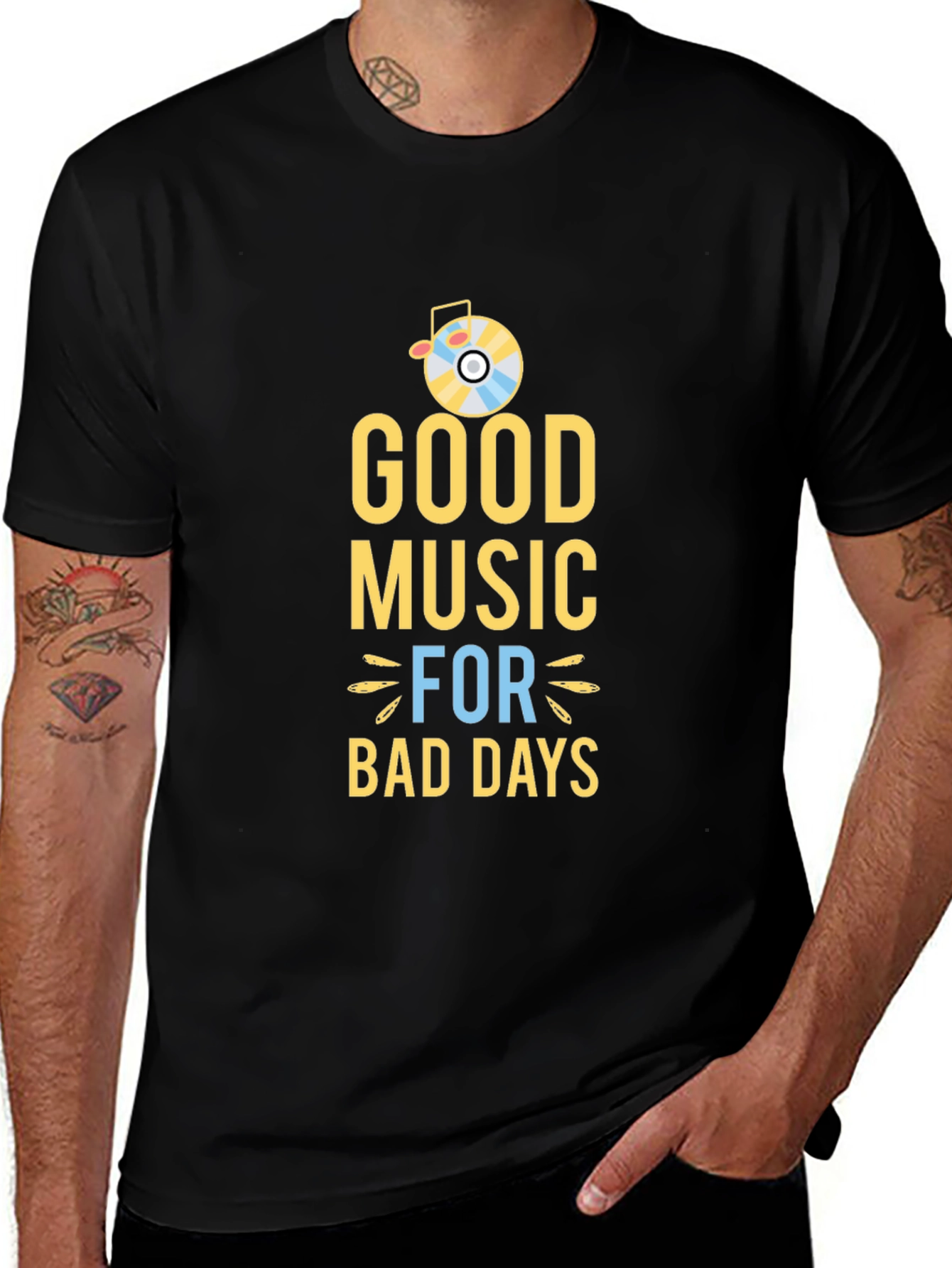 Variant 26 of Good Music for Bad Days Graphic Tee