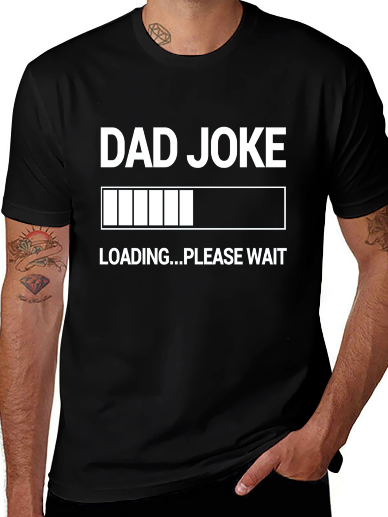 Variant 21 of Dad Joke Loading T-Shirt - Funny Humor Tee