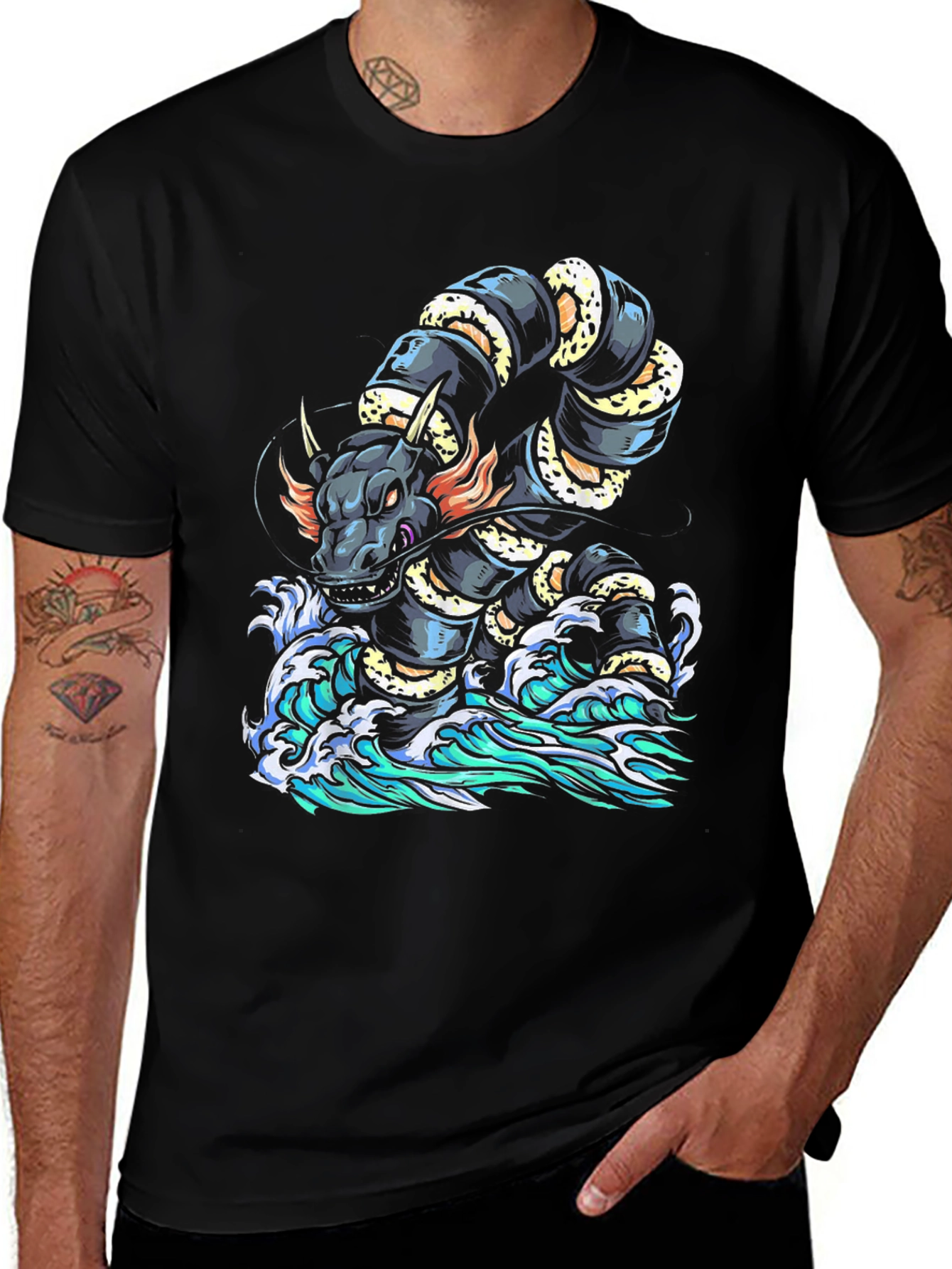 Variant 12 of Dragon Serpent Graphic Tee