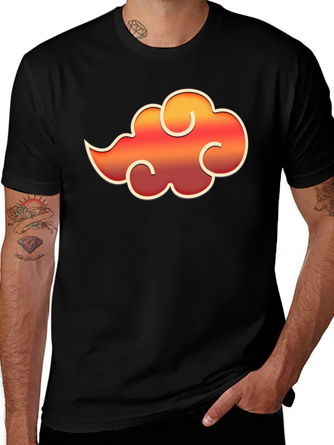 Akatsuki Cloud T-Shirt - Naruto Anime Inspired