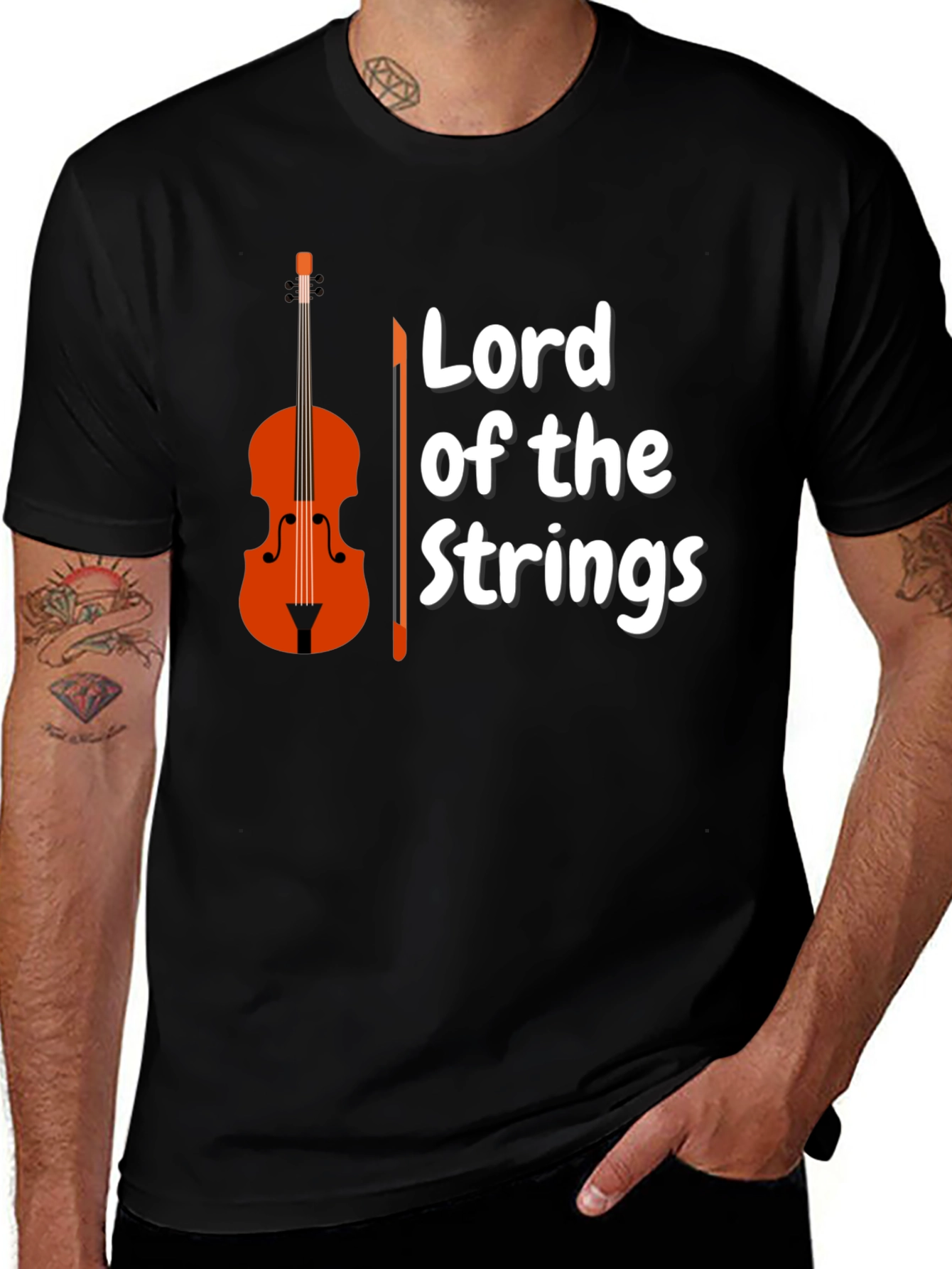 Variant 4 of Lord of the Strings Graphic T-Shirt