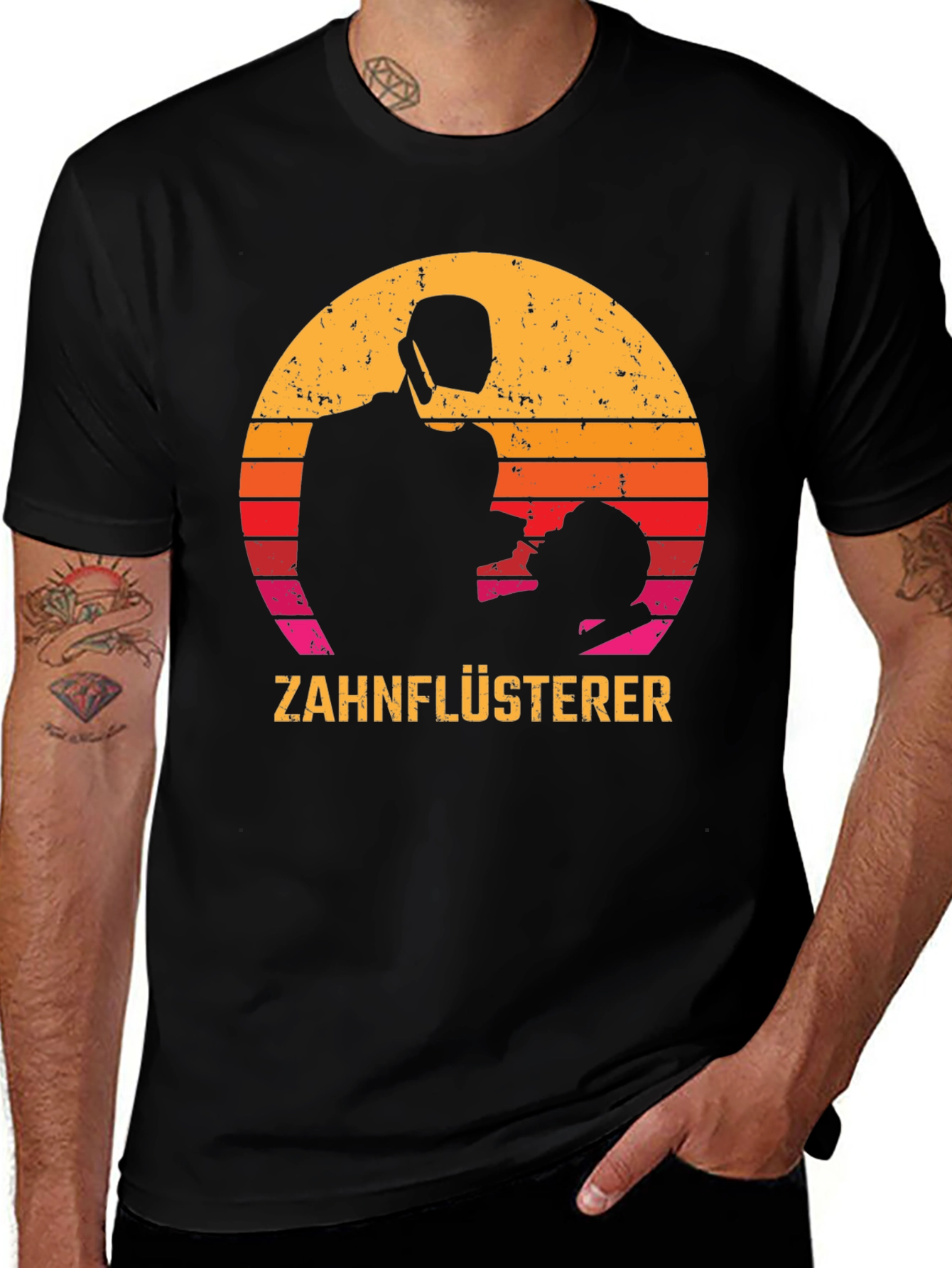 Variant 6 of Zahnflüsterer Dentist Retro T-Shirt