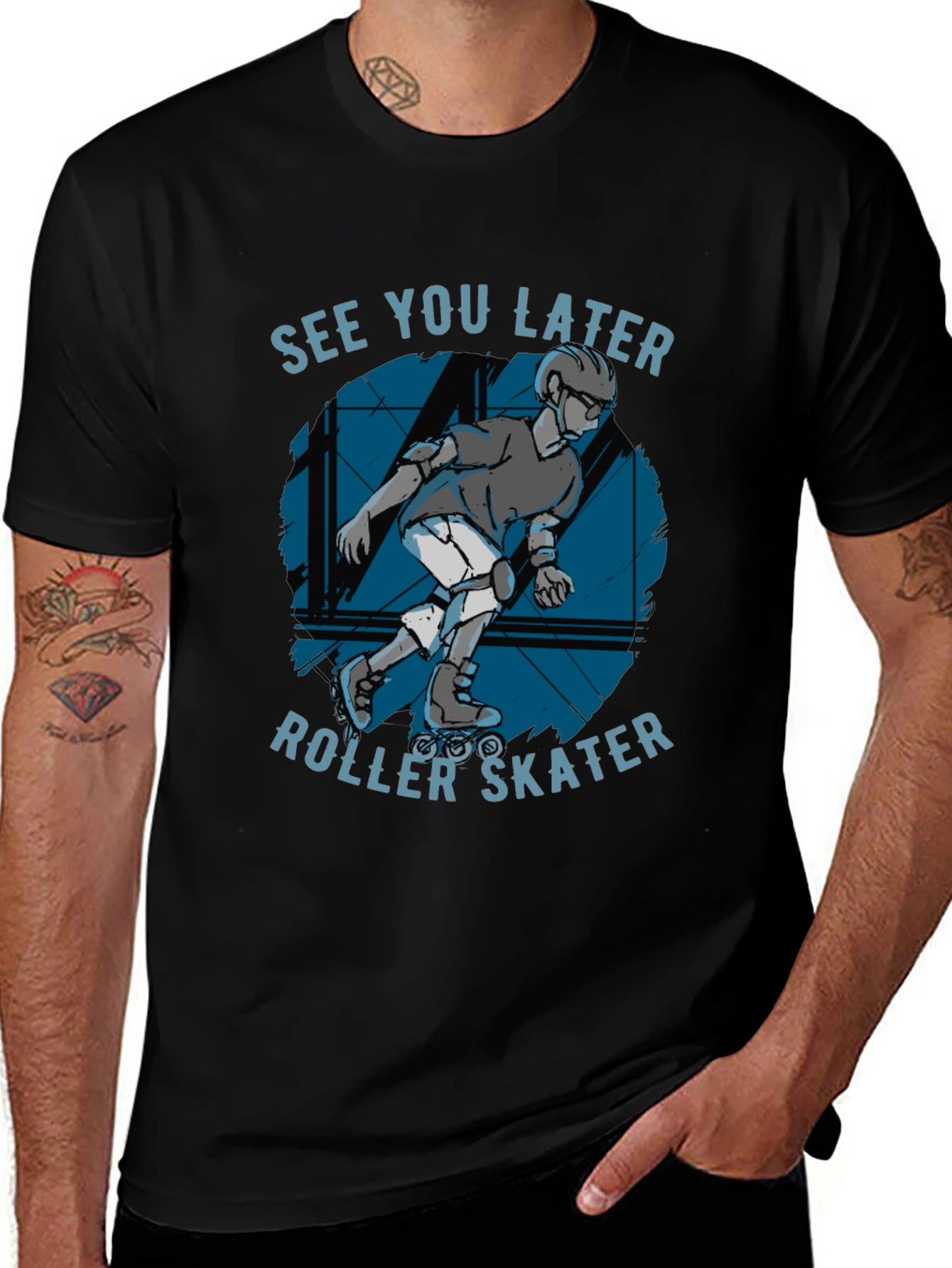Variant 7 of See You Later Roller Skater Graphic Tee