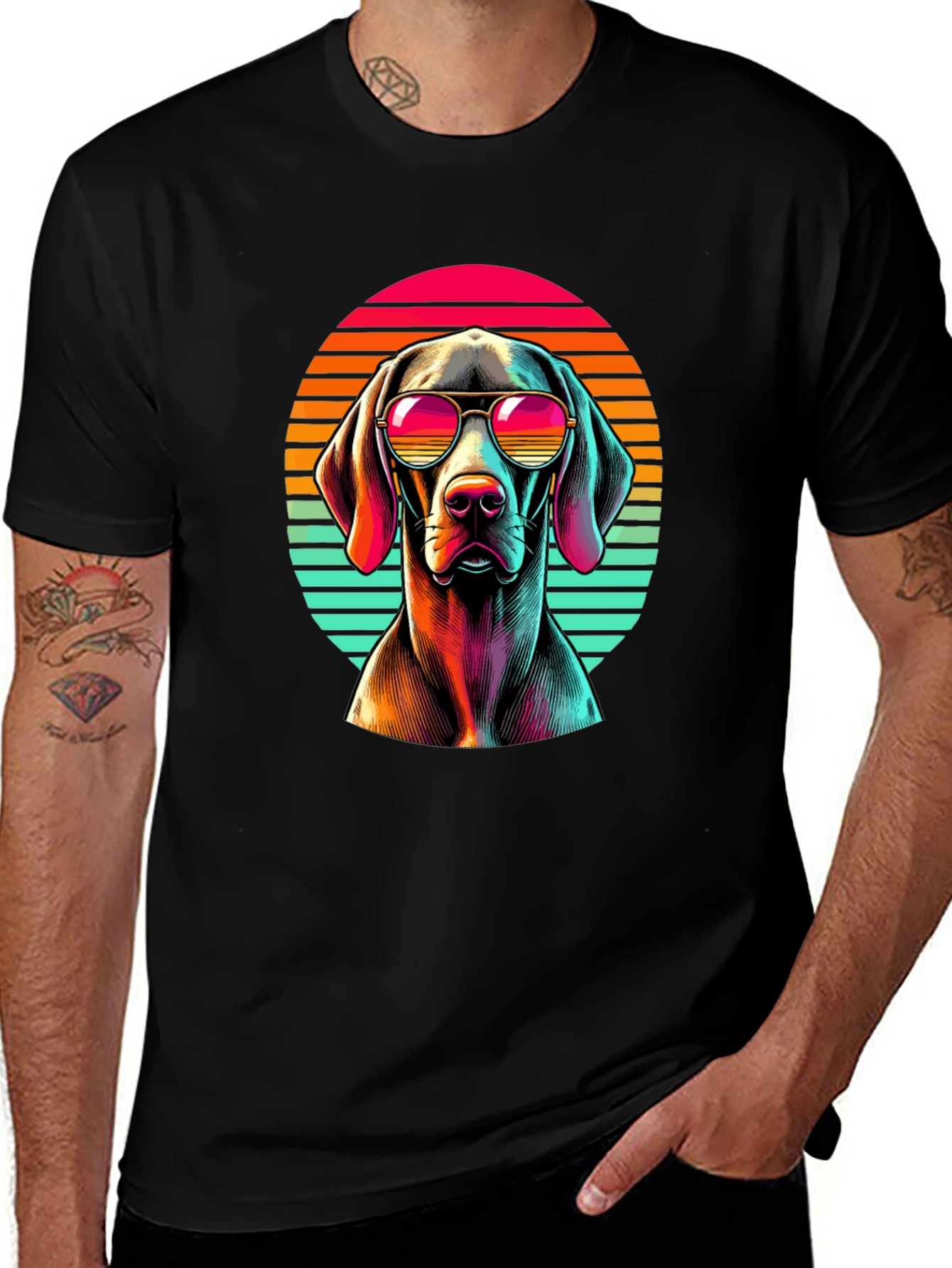 Variant 24 of Retro Dog T-Shirt - Cool Pet Design