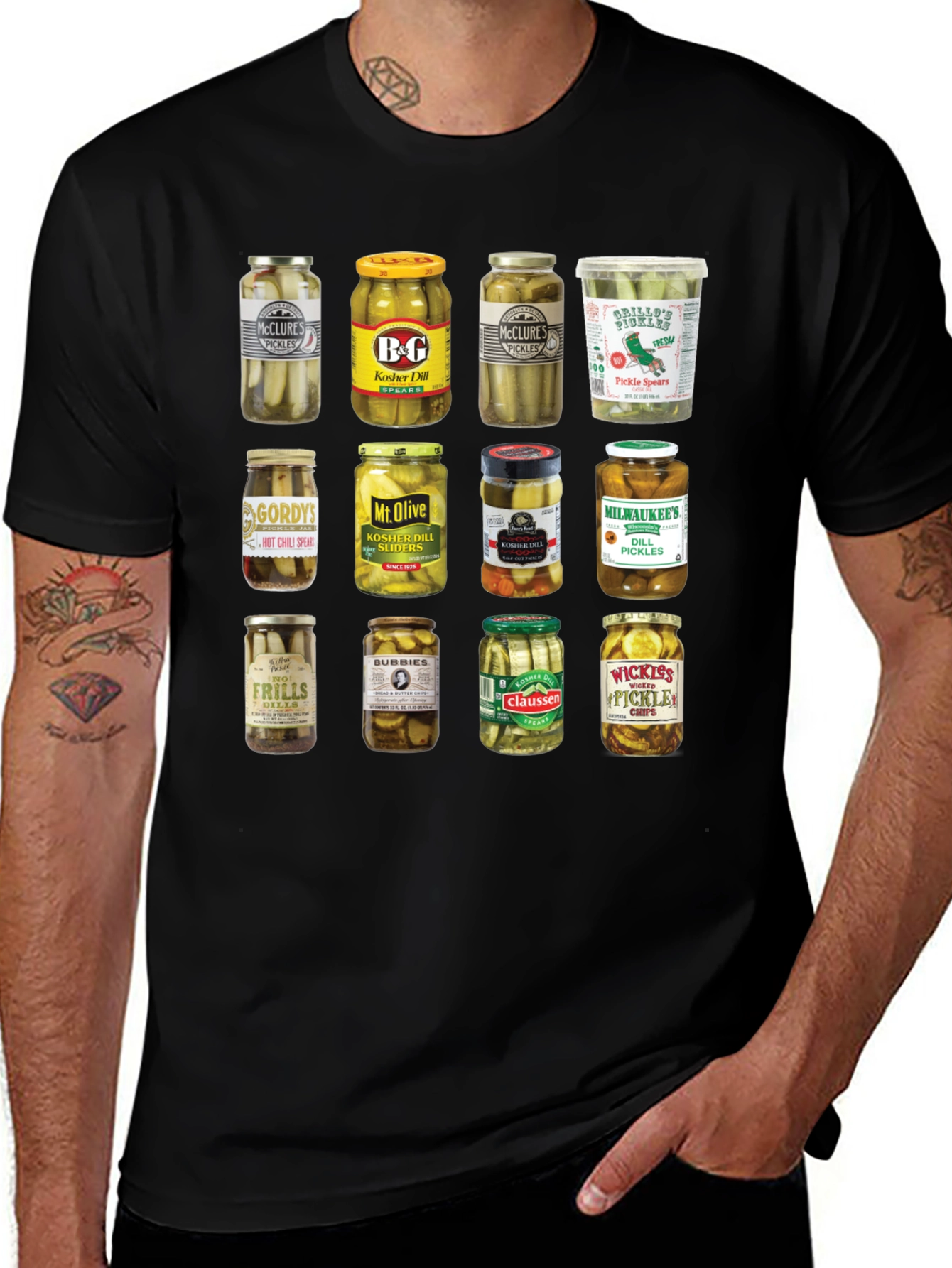 Variant 5 of Pickle Jars Graphic Print T-Shirt