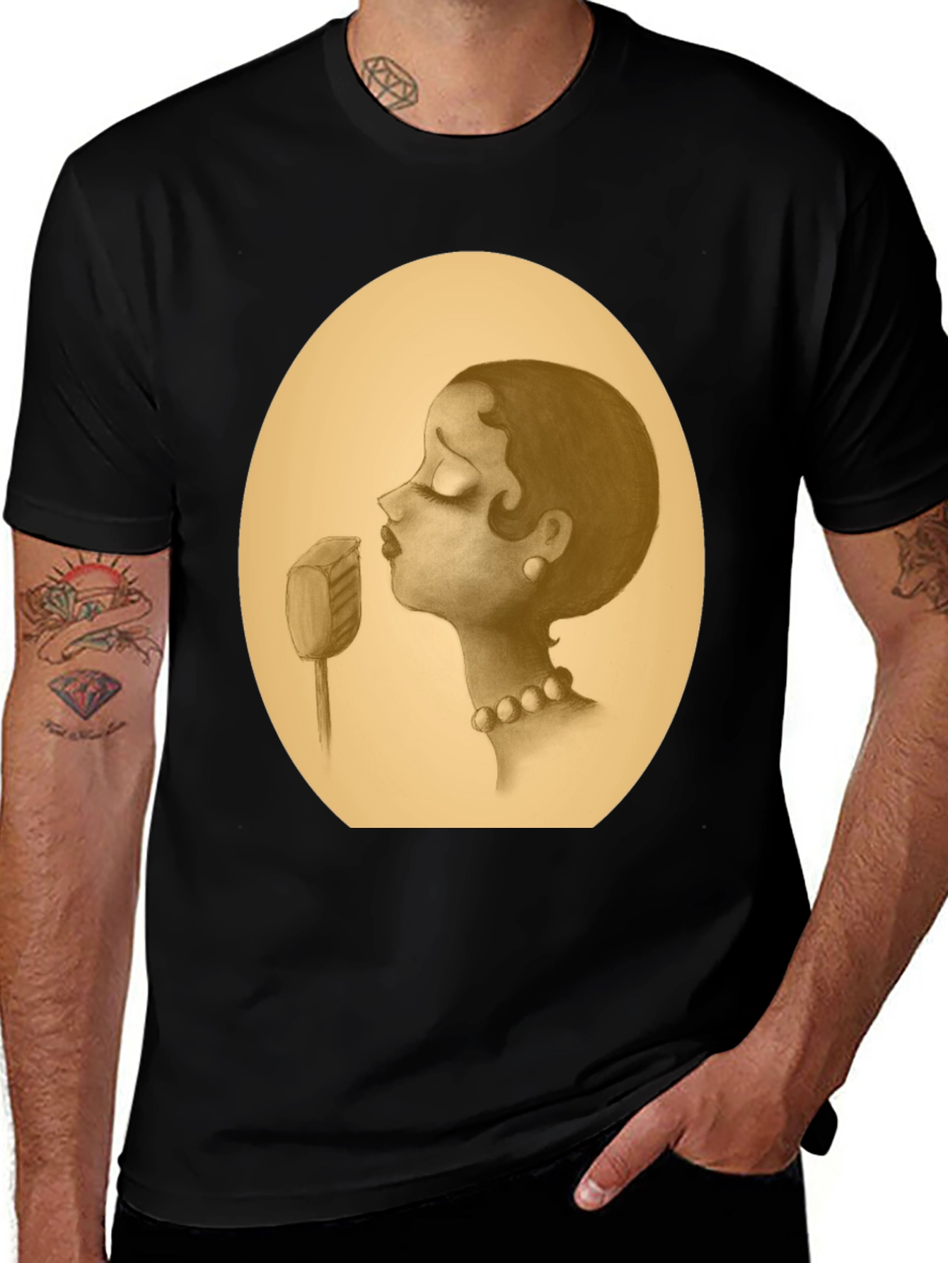 Variant 17 of Vintage Singer Graphic T-Shirt