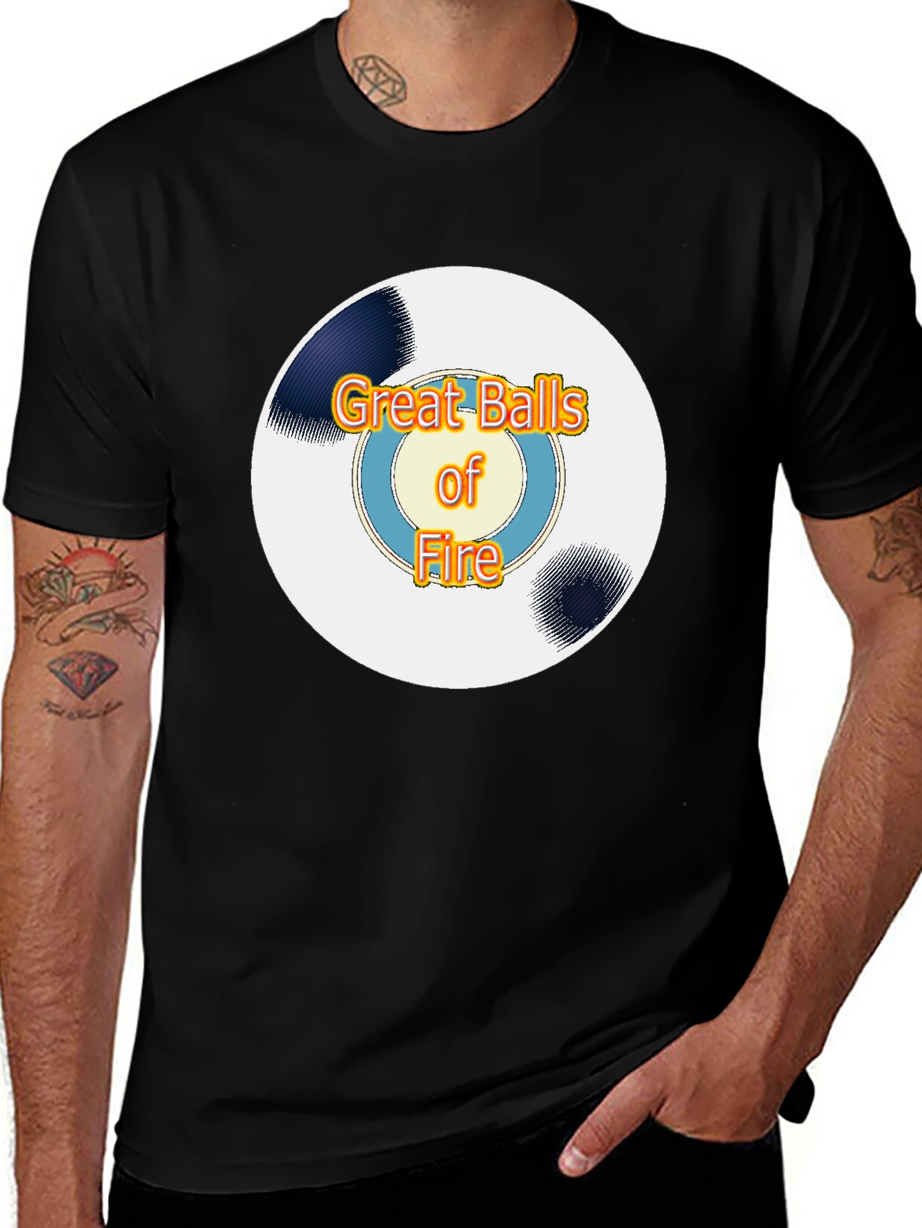 Variant 16 of Great Balls of Fire Graphic Tee