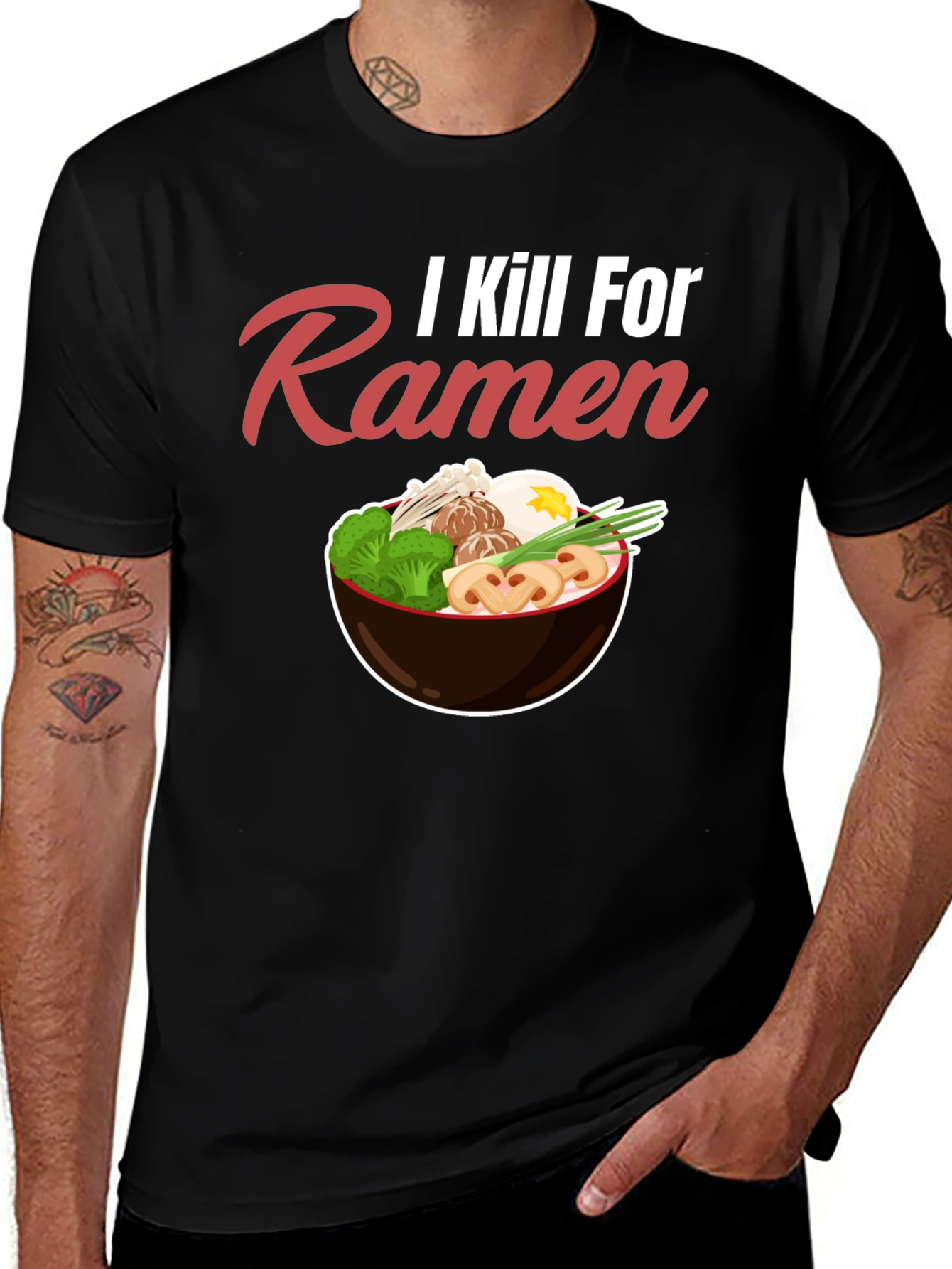 Variant 10 of I Kill For Ramen Funny T-Shirt
