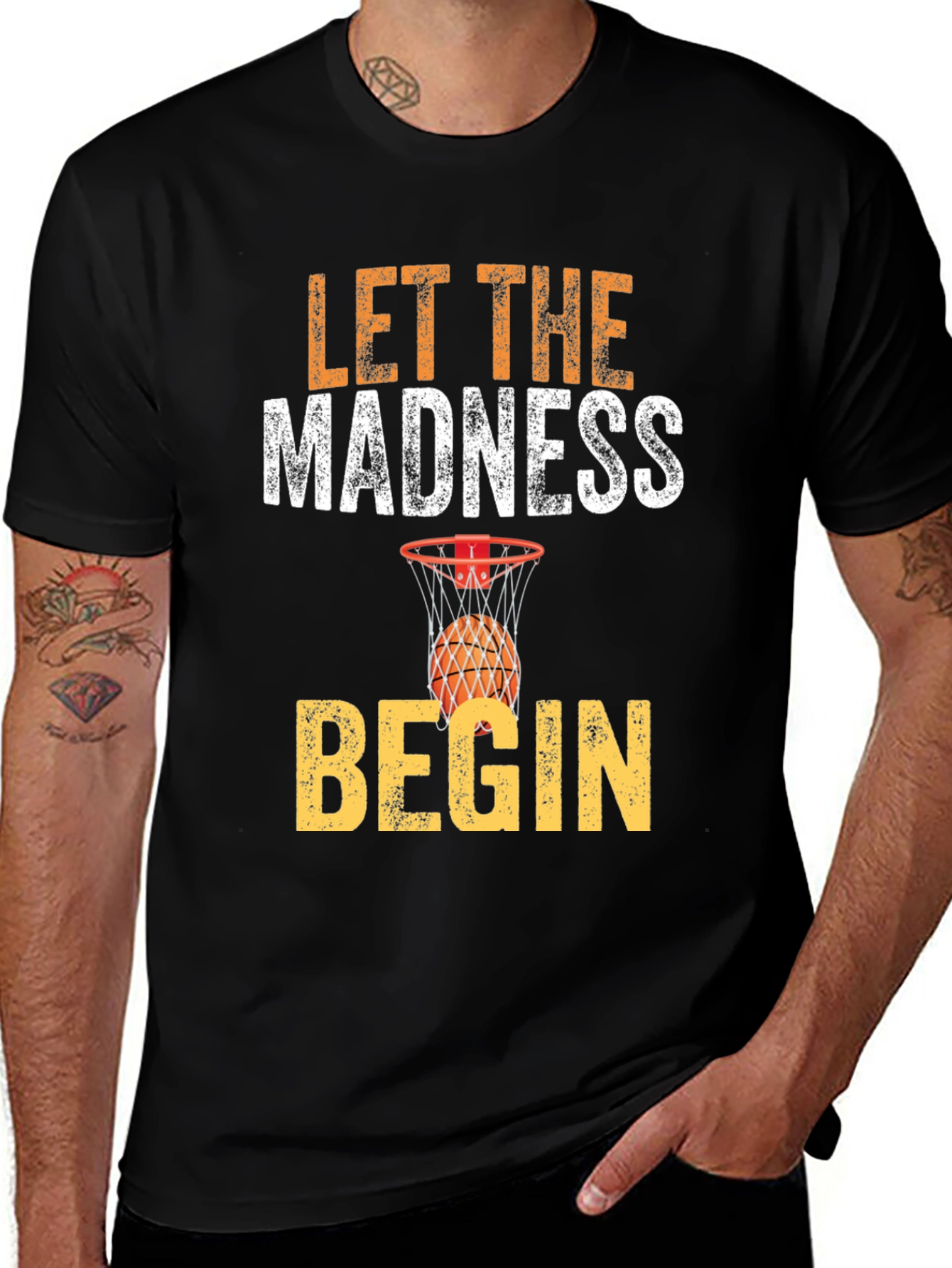 Variant 29 of Let The Madness Begin Basketball T-Shirt