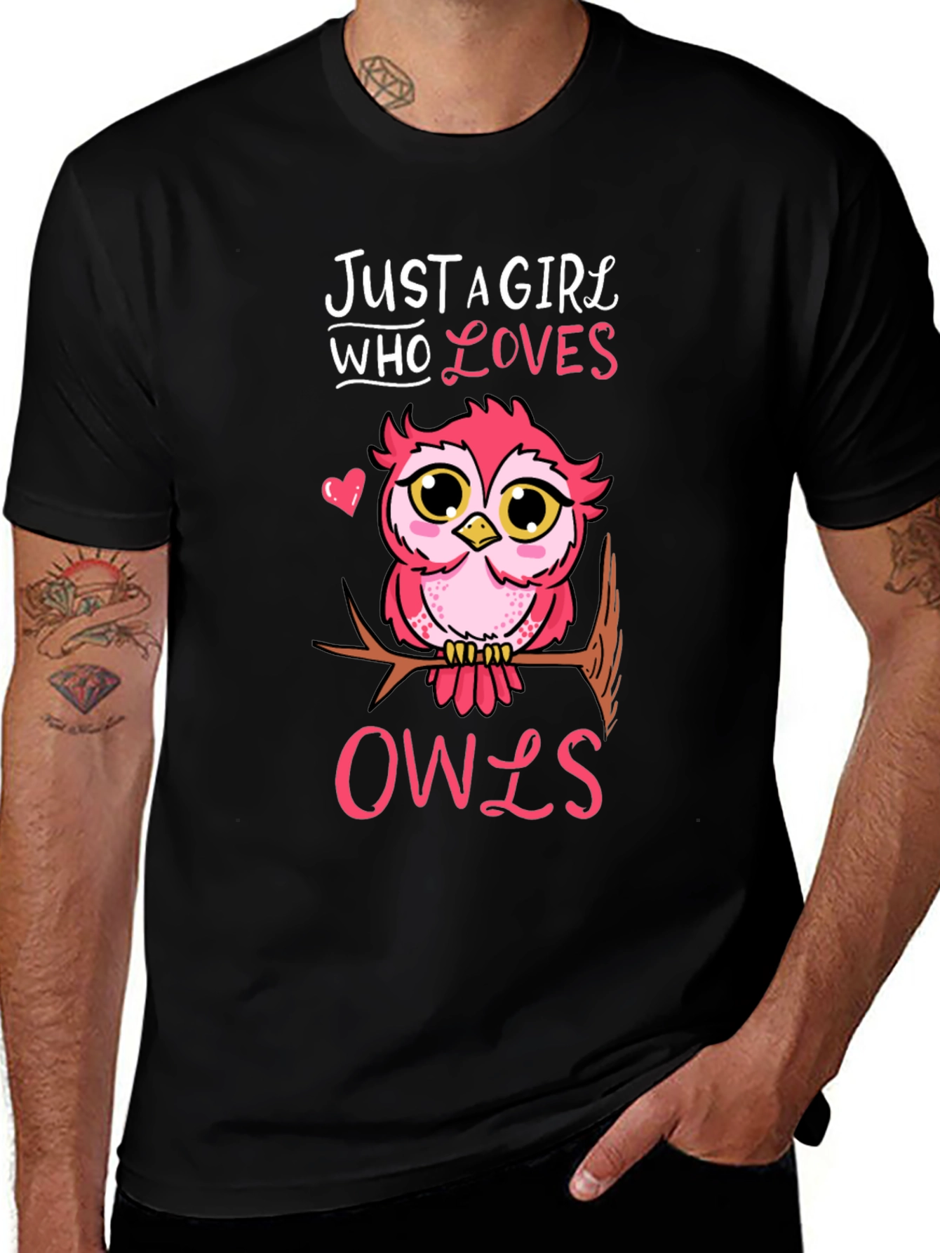 Just A Girl Who Loves Owls T-Shirt