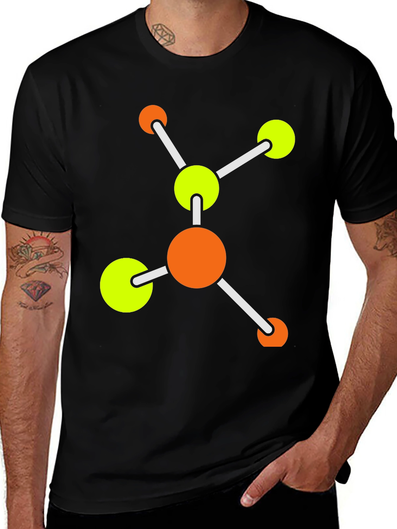 Variant 10 of Molecular Design Graphic Tee