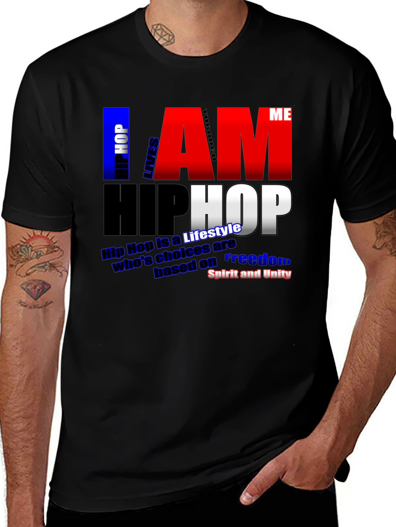 Hip Hop Lifestyle Graphic T-Shirt