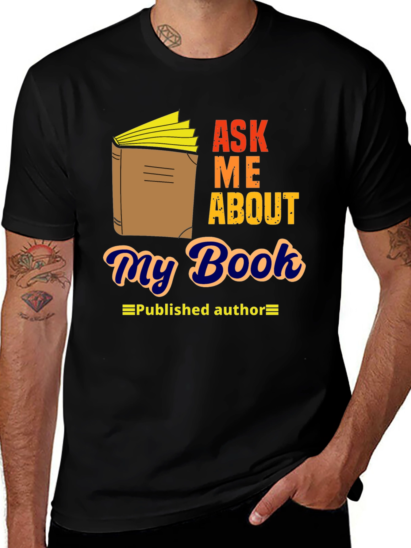 Ask Me About My Book T-Shirt - Published Author Tee
