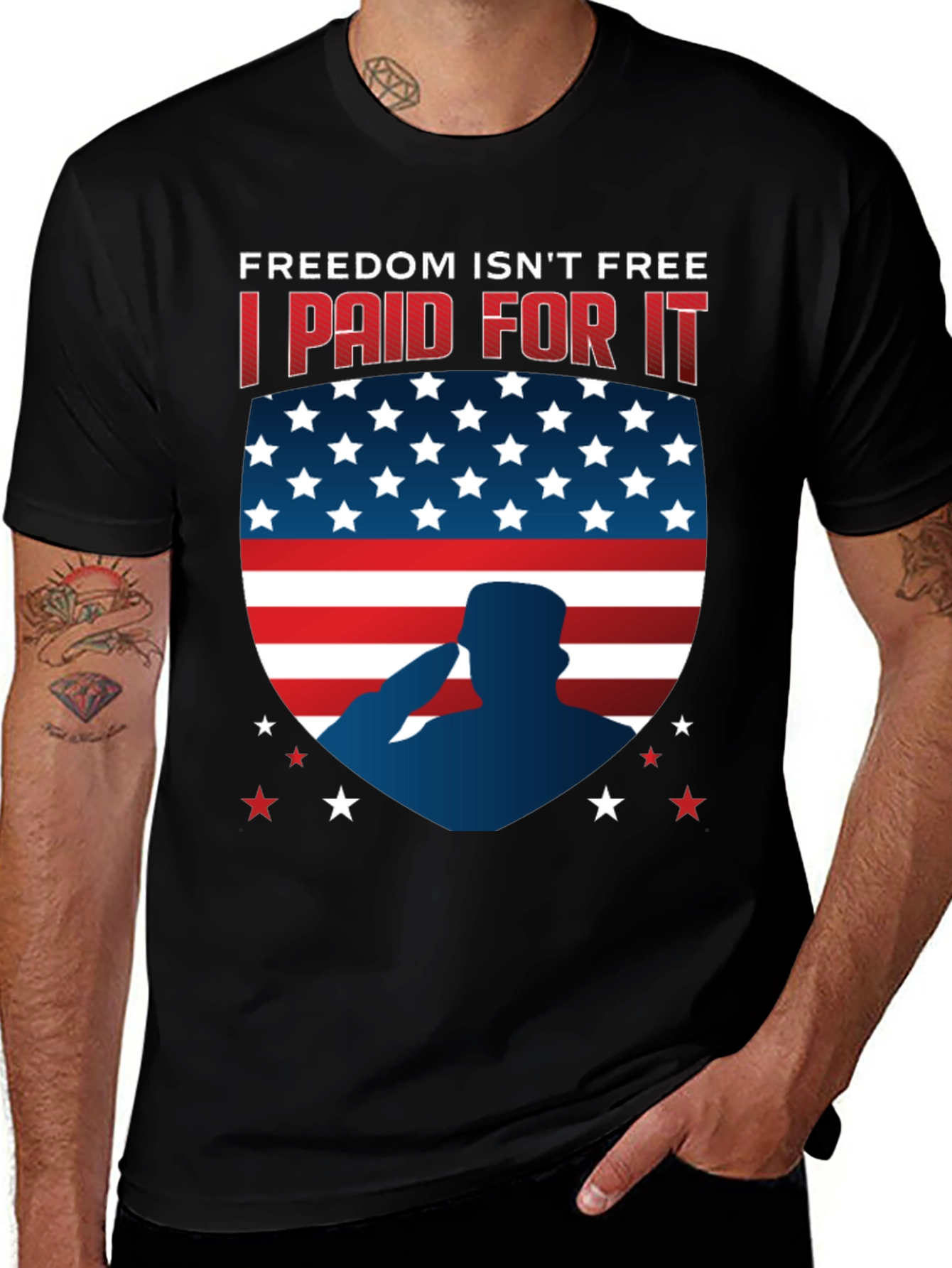 Variant 4 of Freedom Isn't Free Patriotic T-Shirt