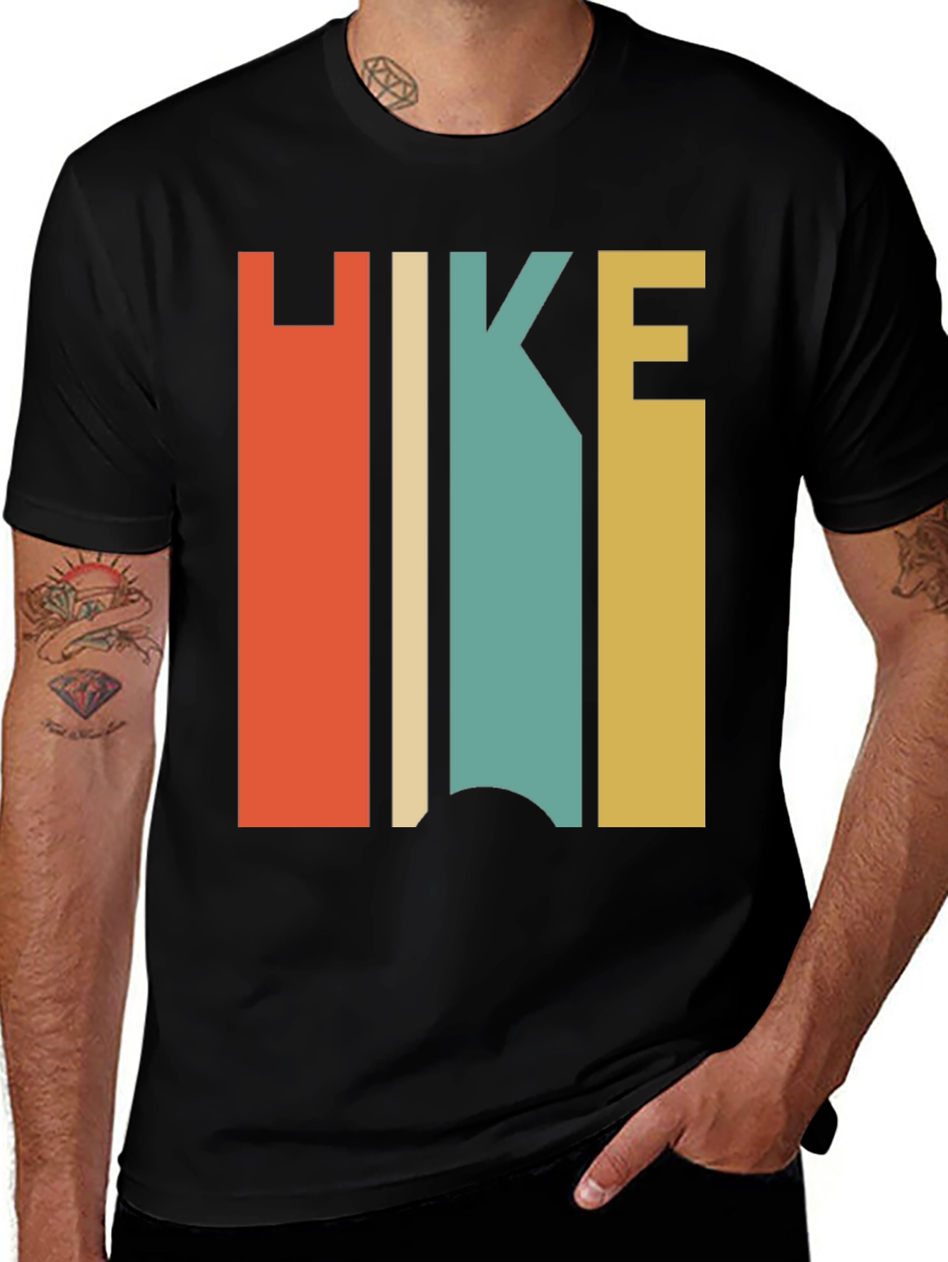 Variant 9 of Retro Hike T-Shirt - Vintage Outdoor Adventure Tee