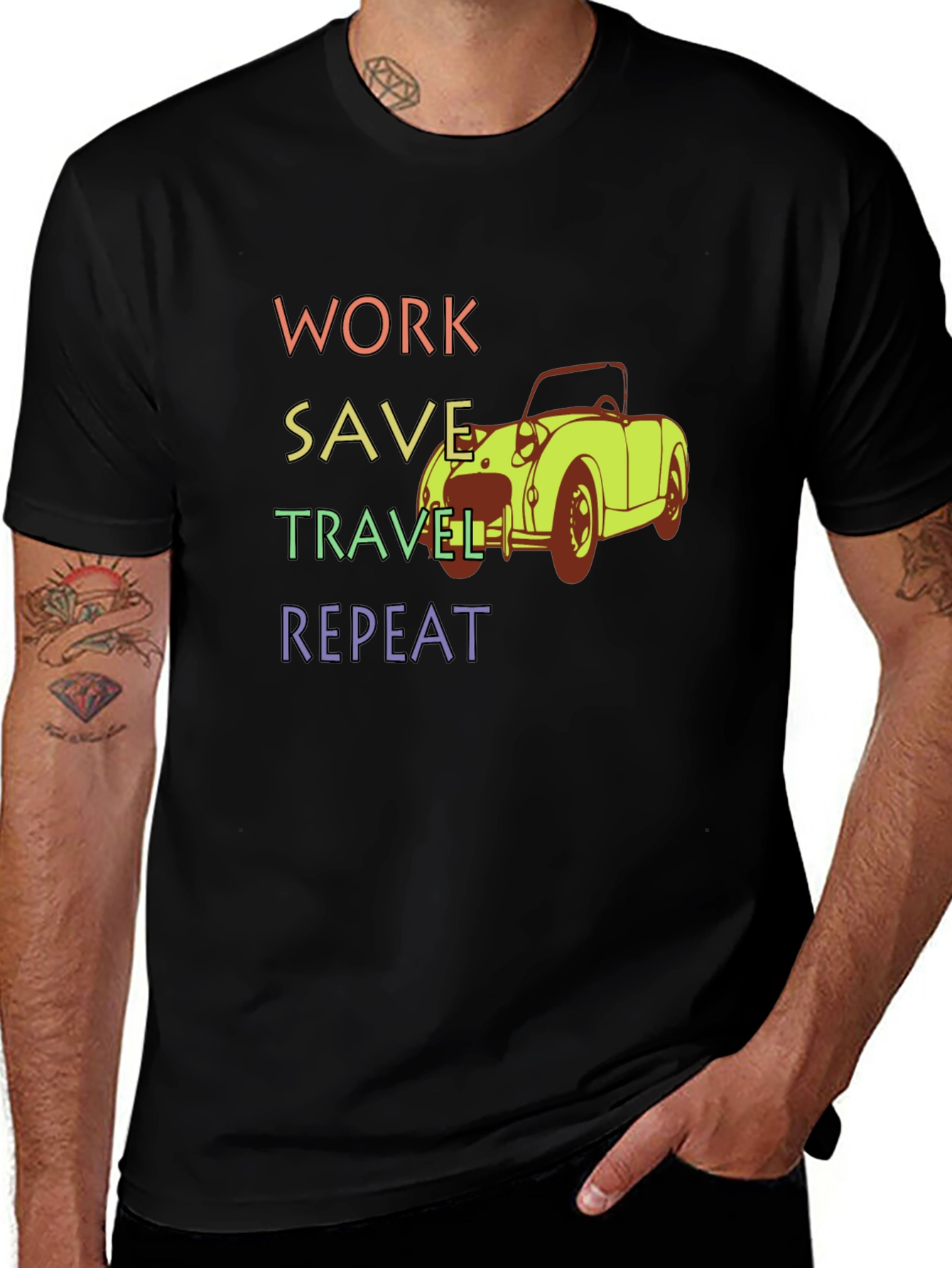 Variant 20 of Work Save Travel T-Shirt