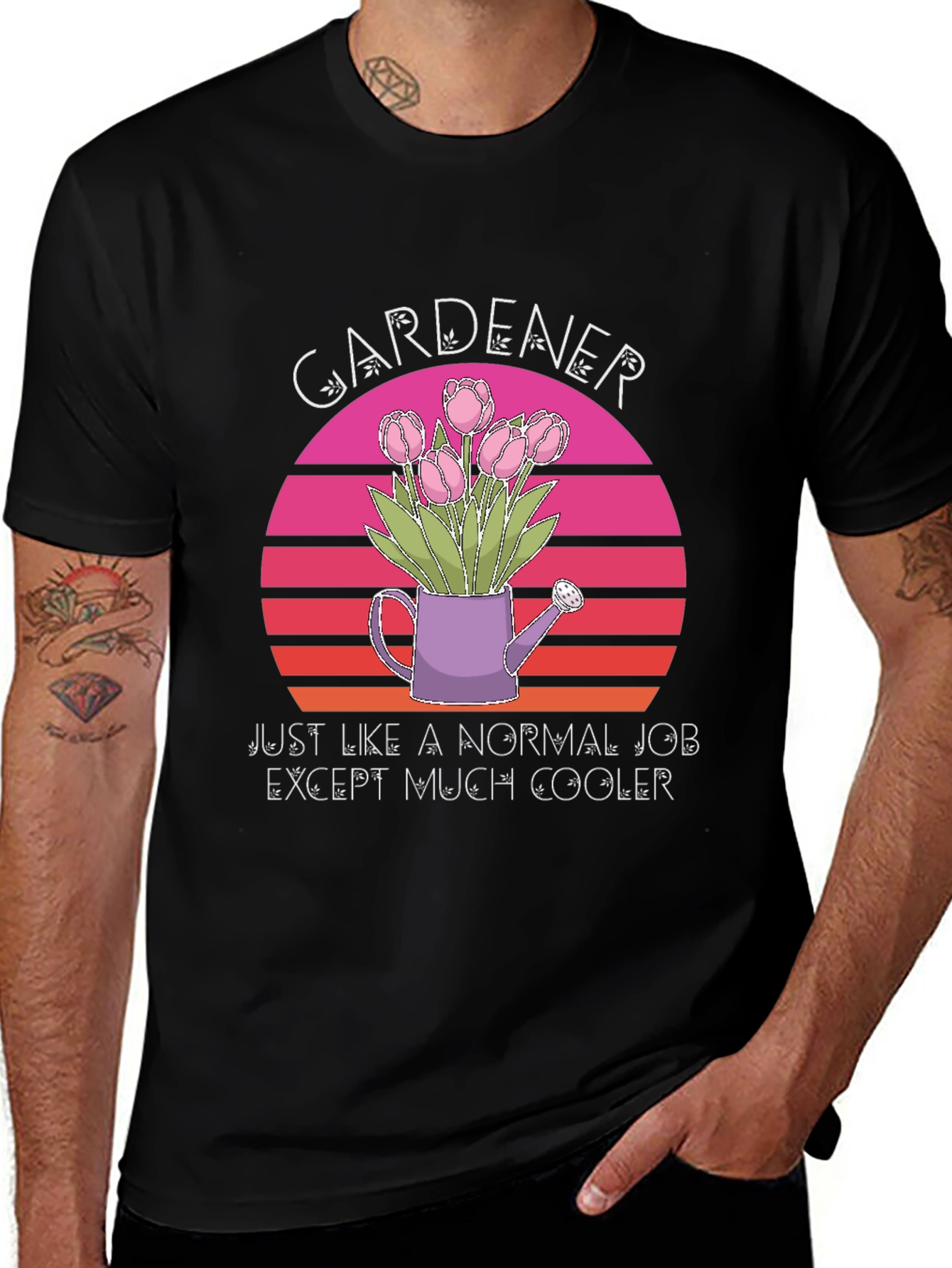 Variant 26 of Gardener T-Shirt: Much Cooler Job