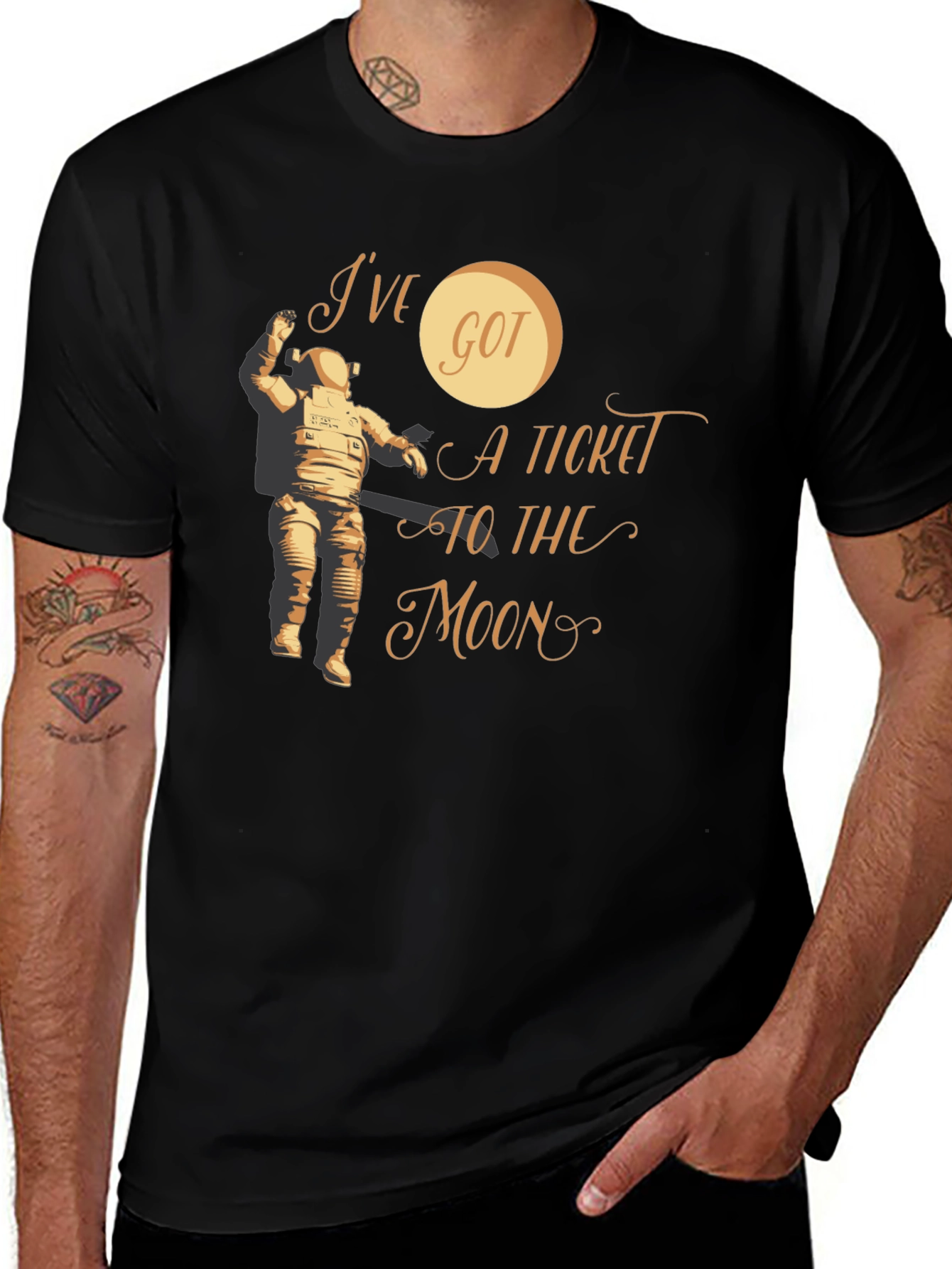 Variant 16 of I've Got A Ticket To The Moon Graphic Tee