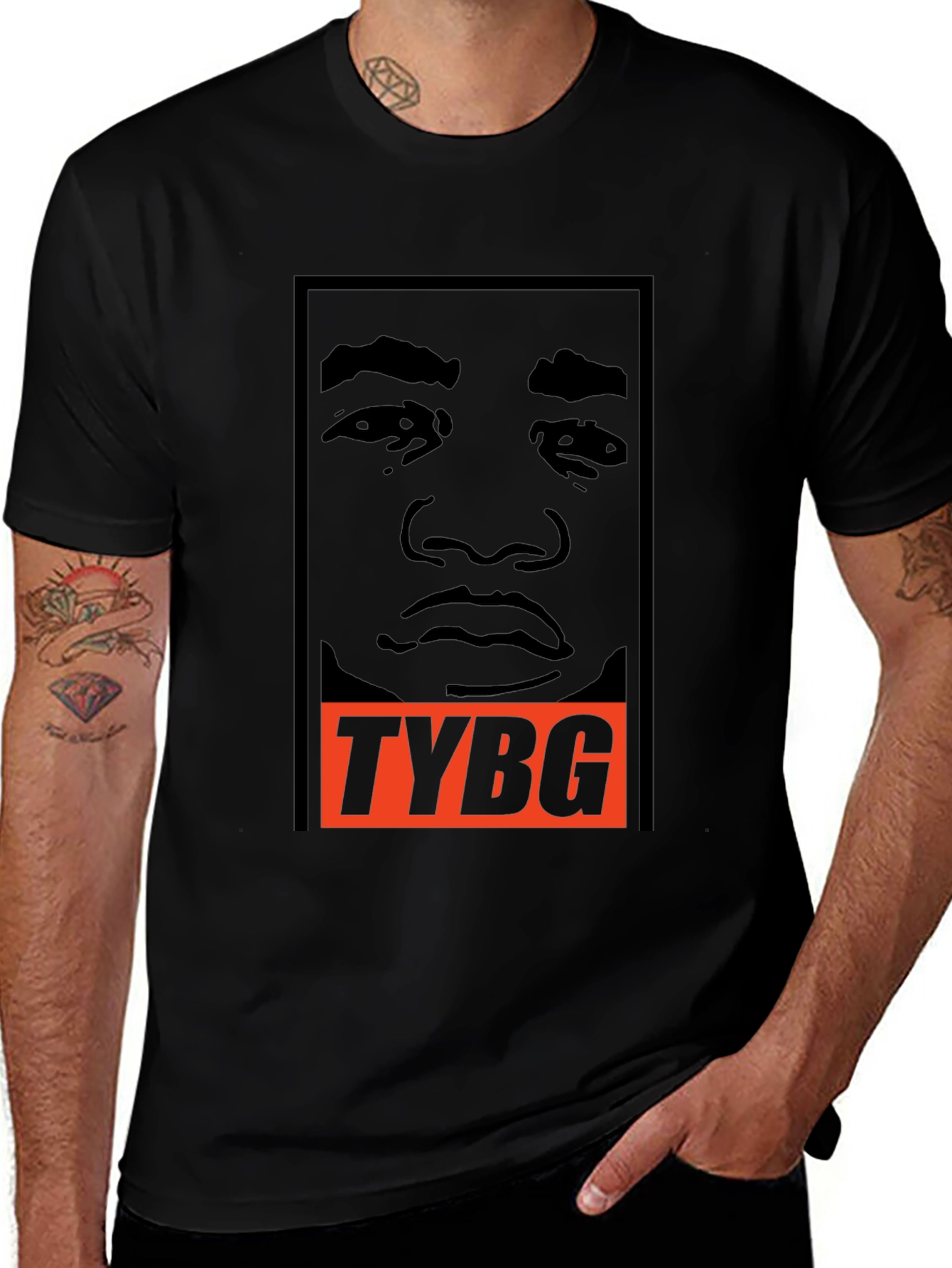 Variant 13 of TYBG Graphic Tee - Stylish Black T-Shirt