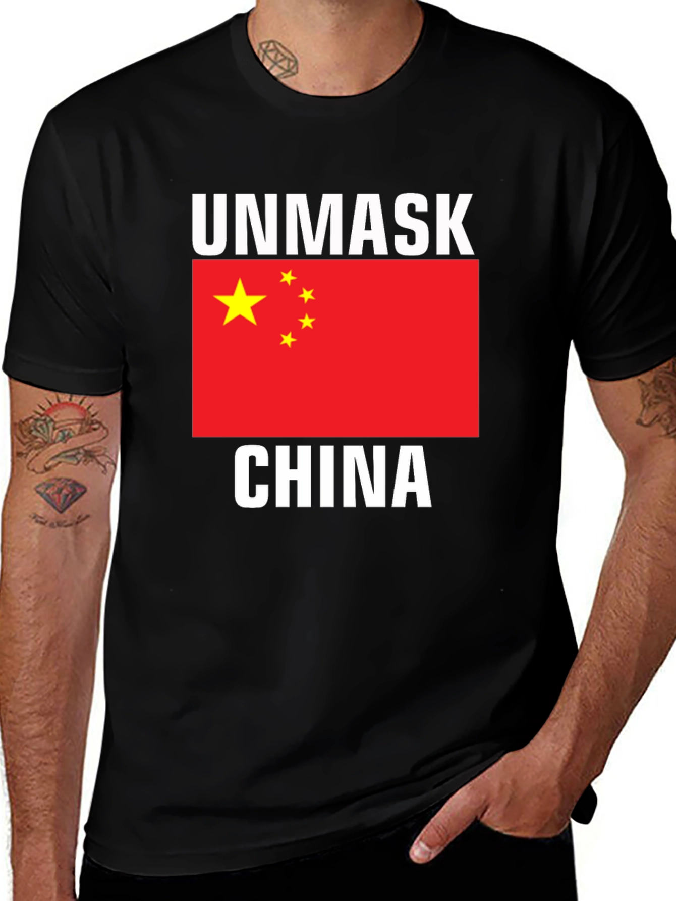 Variant 28 of Unmask China Graphic Tee