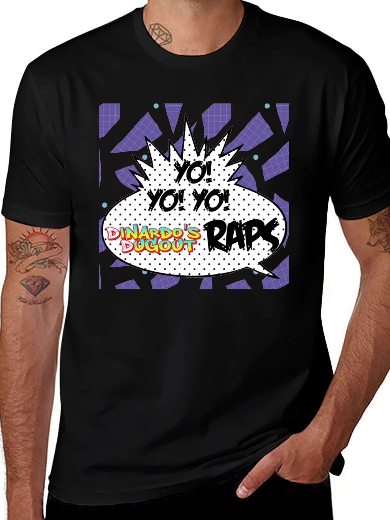 Variant 28 of Dinardo's Dugout Raps T-Shirt
