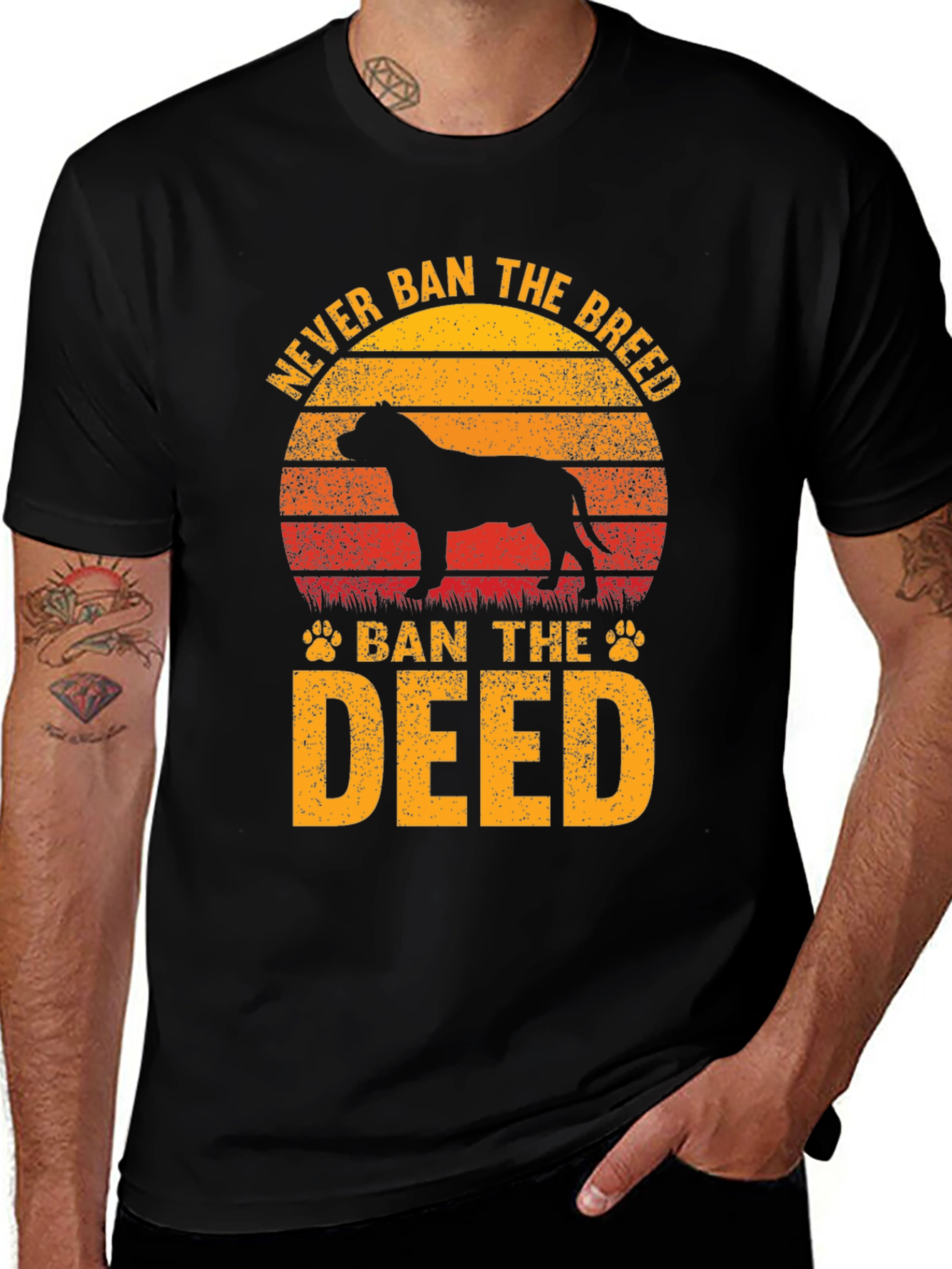 Never Ban the Breed Pitbull T-Shirt