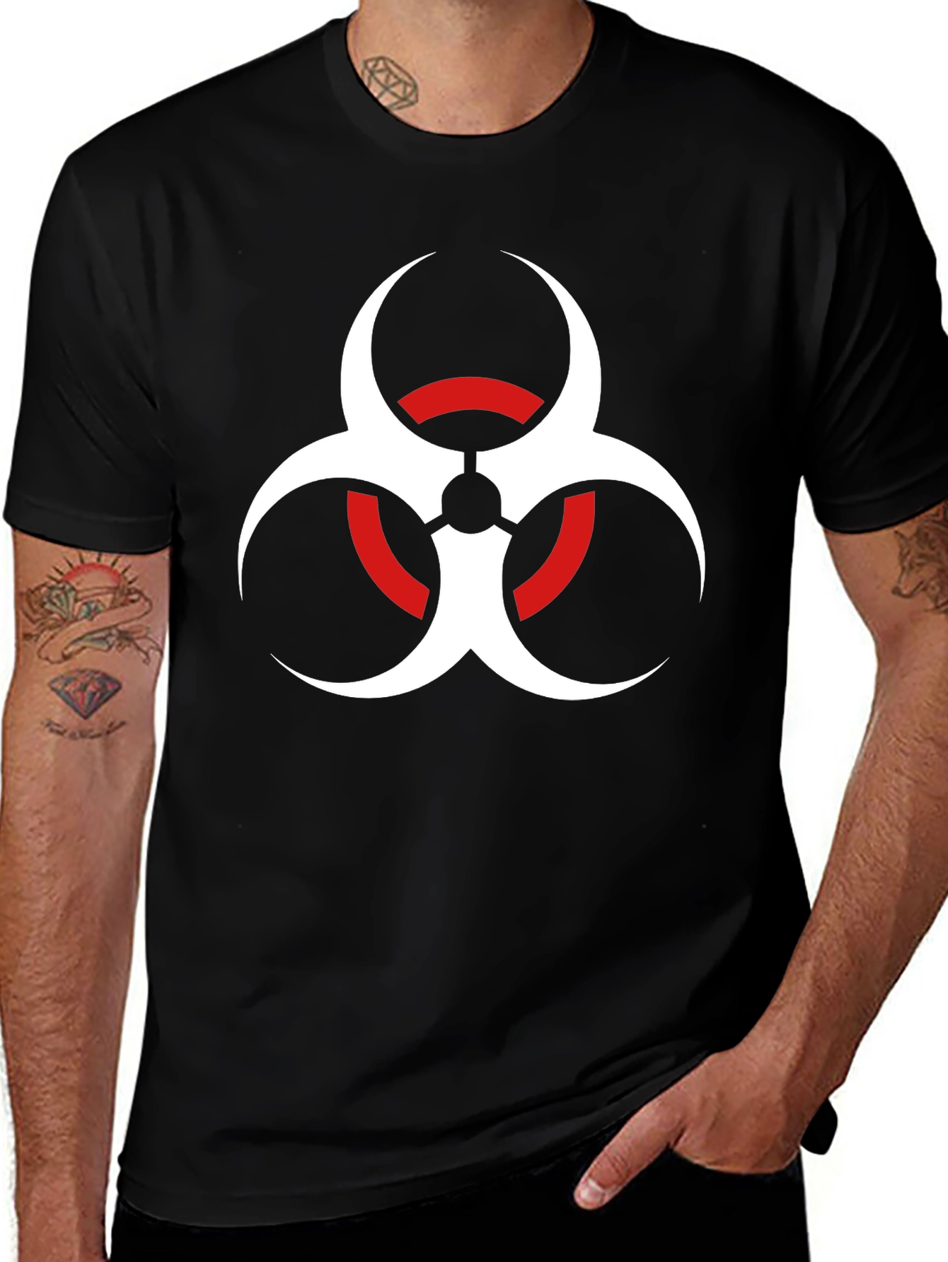 Variant 9 of Biohazard Symbol Graphic T-Shirt