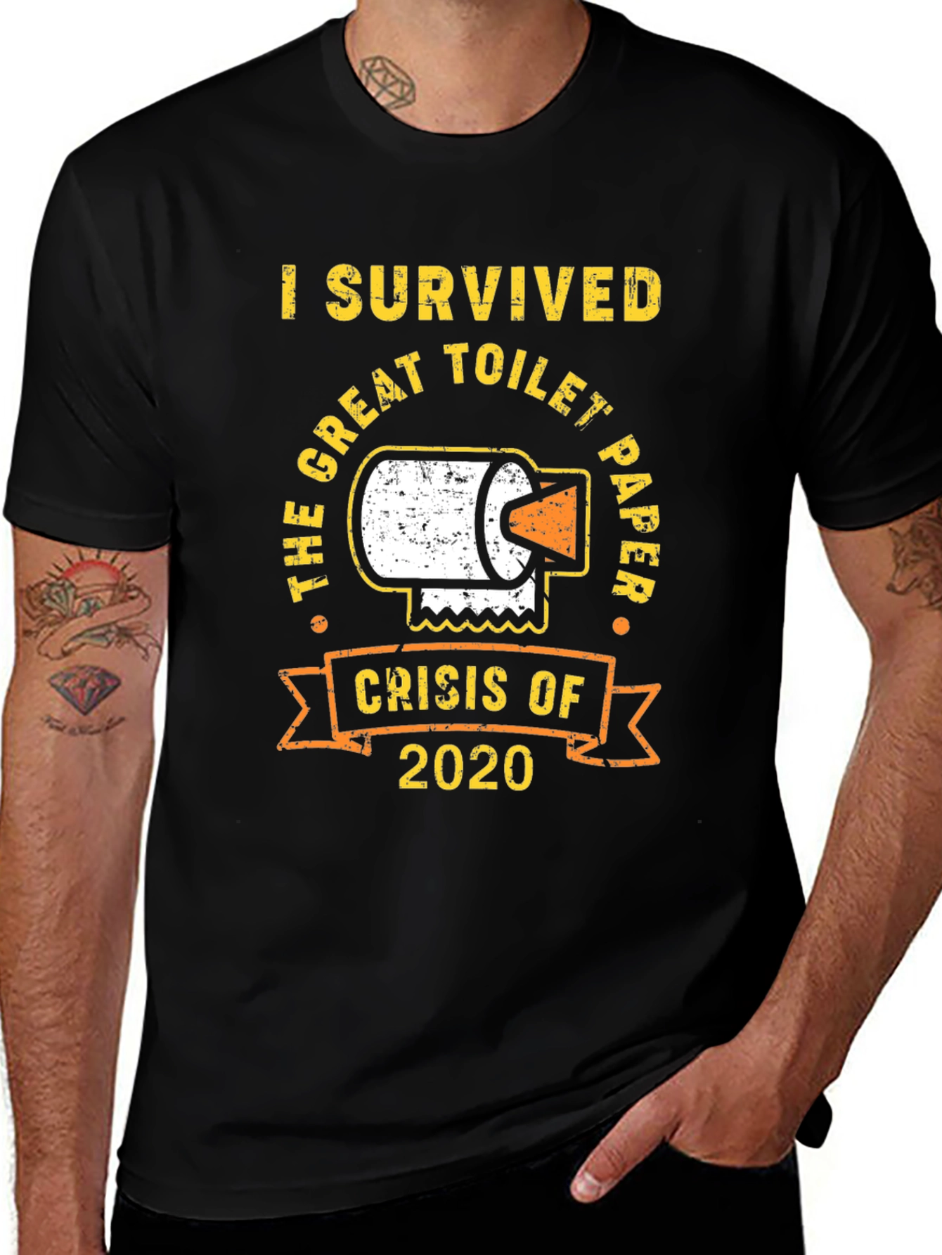 Variant 30 of I Survived Toilet Paper Crisis 2020 T-Shirt