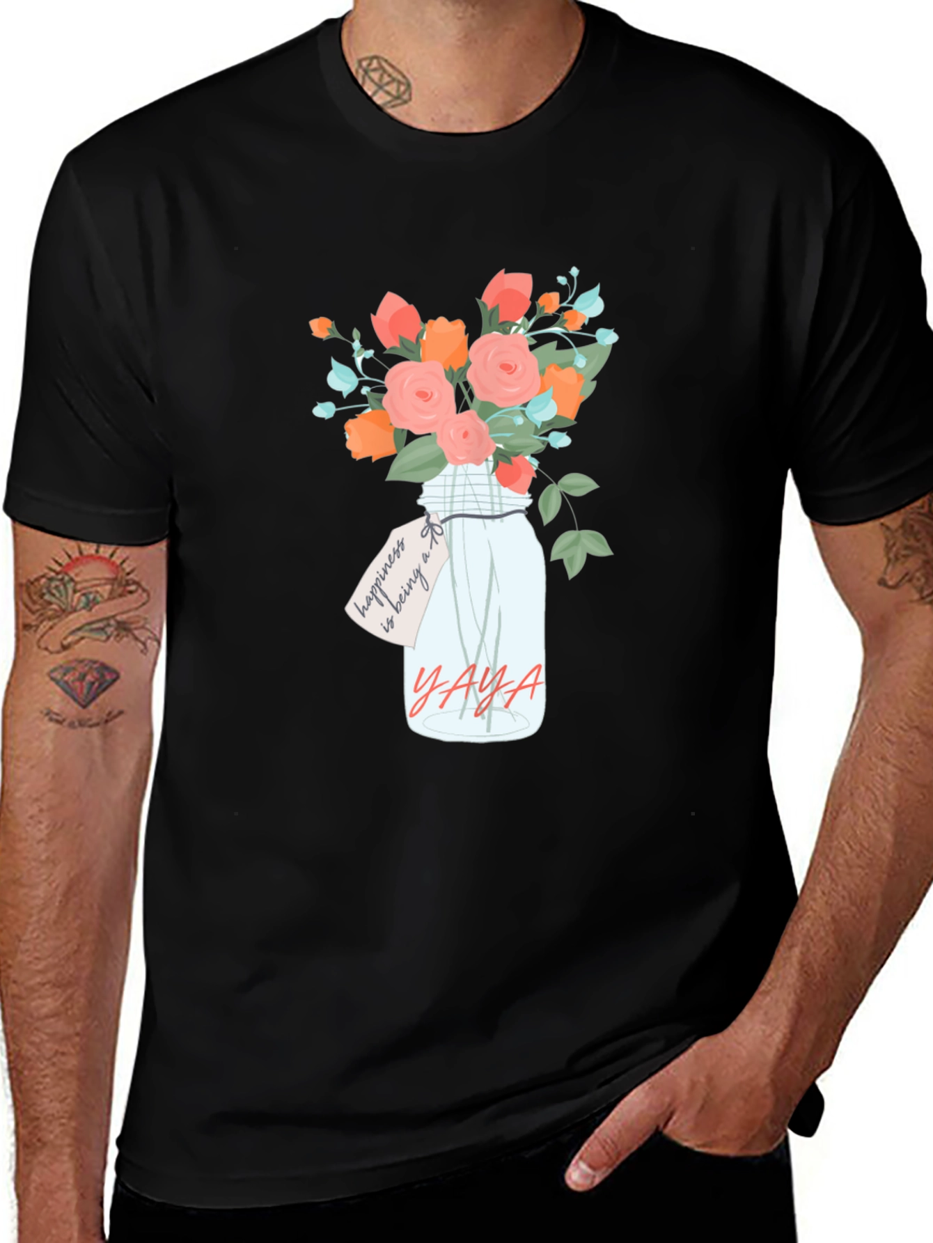 Variant 28 of Yaya Flower Bouquet Graphic T-Shirt