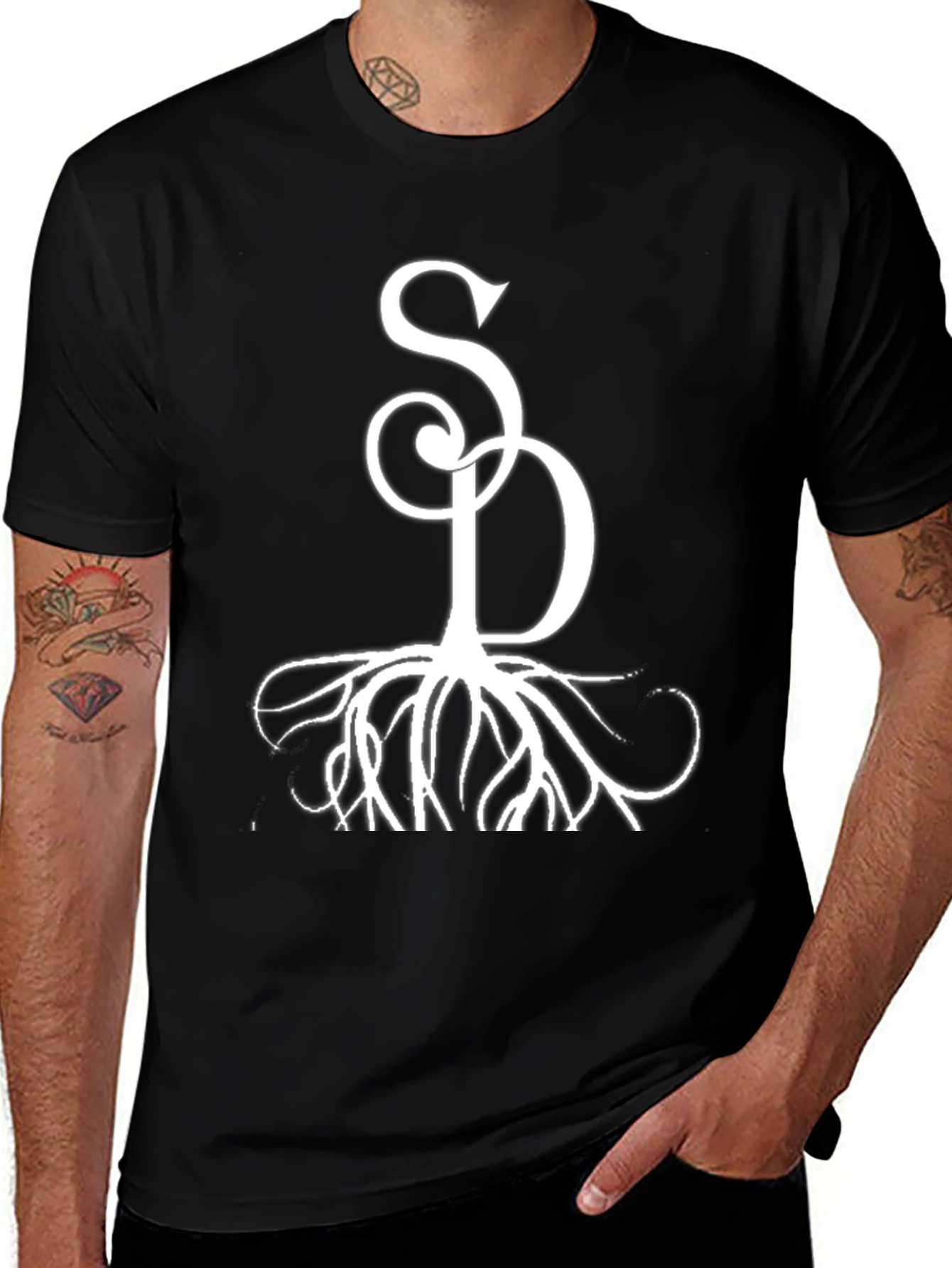 Variant 7 of SD Roots Black T-Shirt