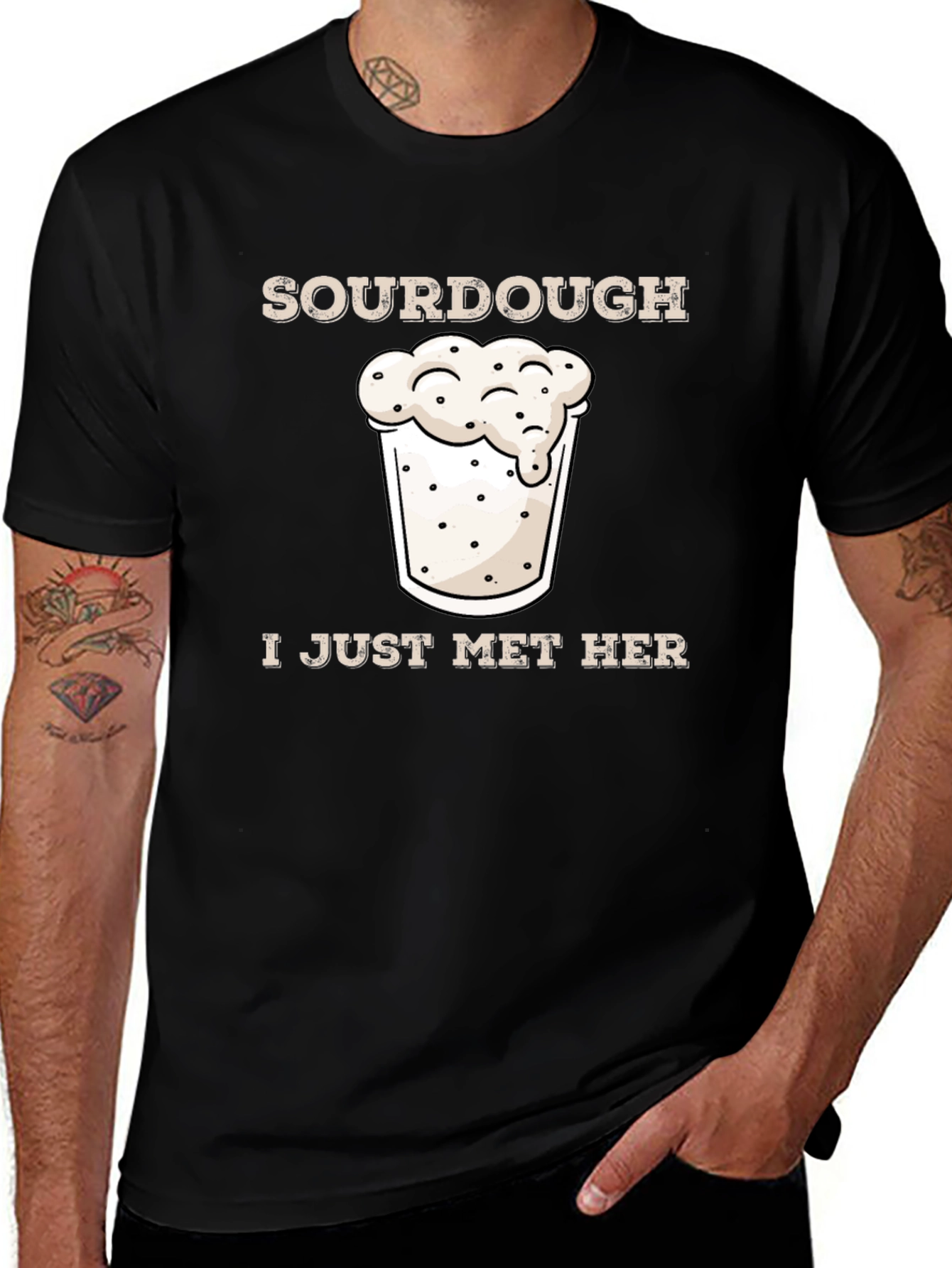 Variant 10 of Sourdough I Just Met Her Funny Graphic T-Shirt