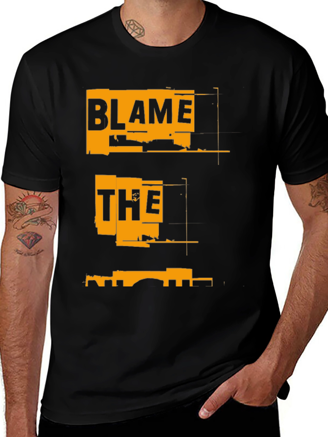 Variant 28 of Blame The T-Shirt - Unique Graphic Tee