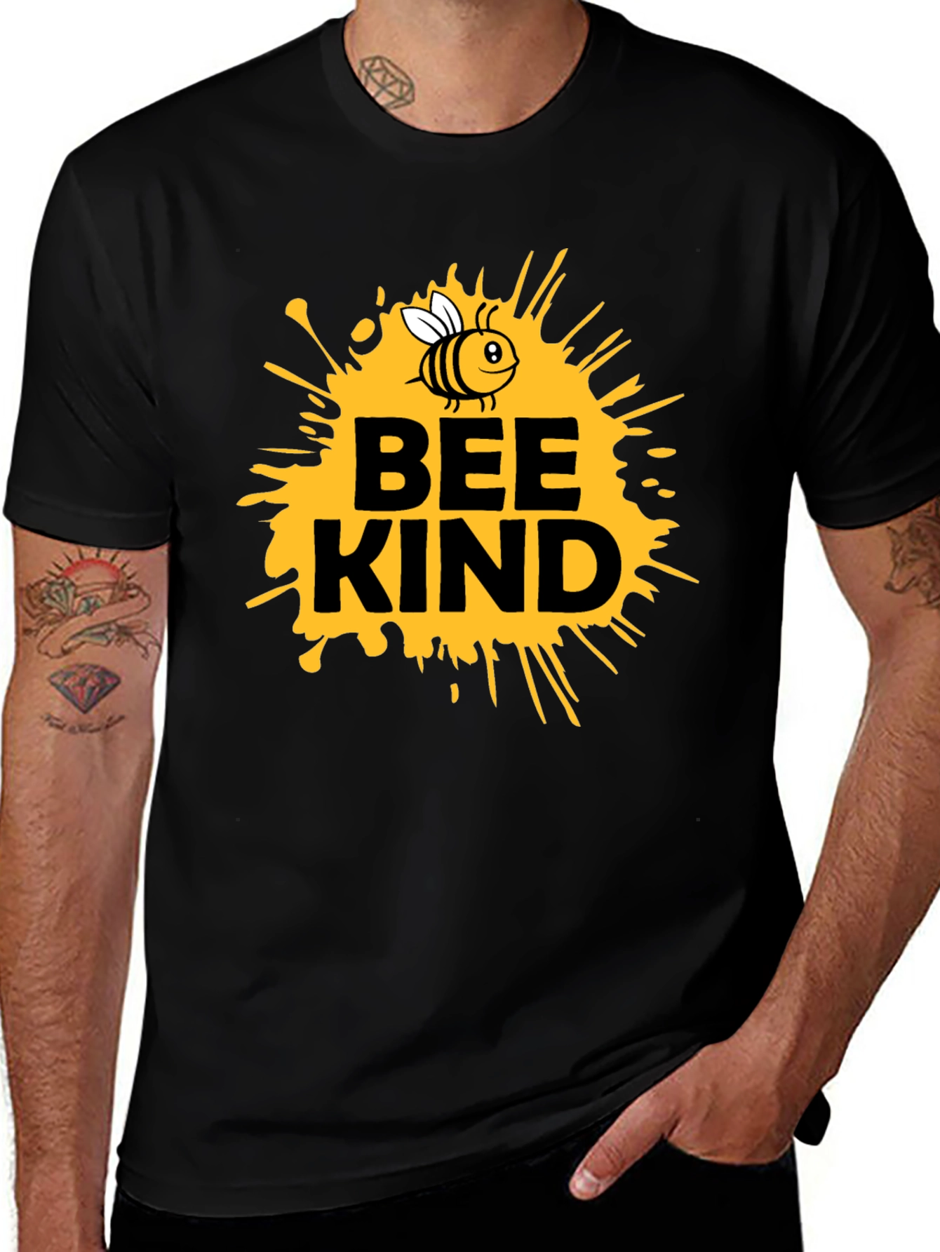 Bee Kind T-Shirt - Spread Positivity