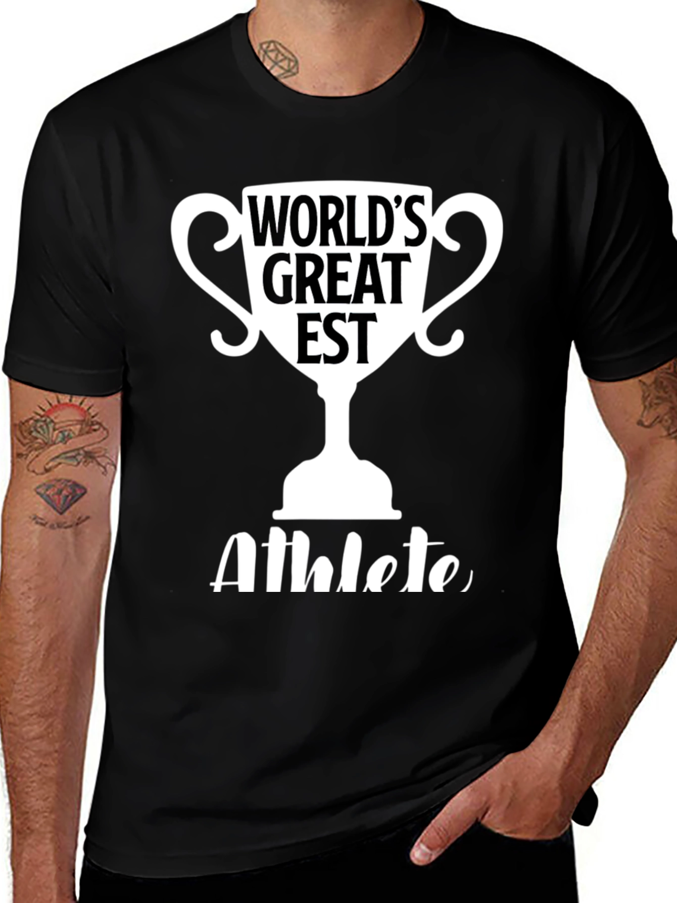 World's Greatest Athlete T-Shirt Black